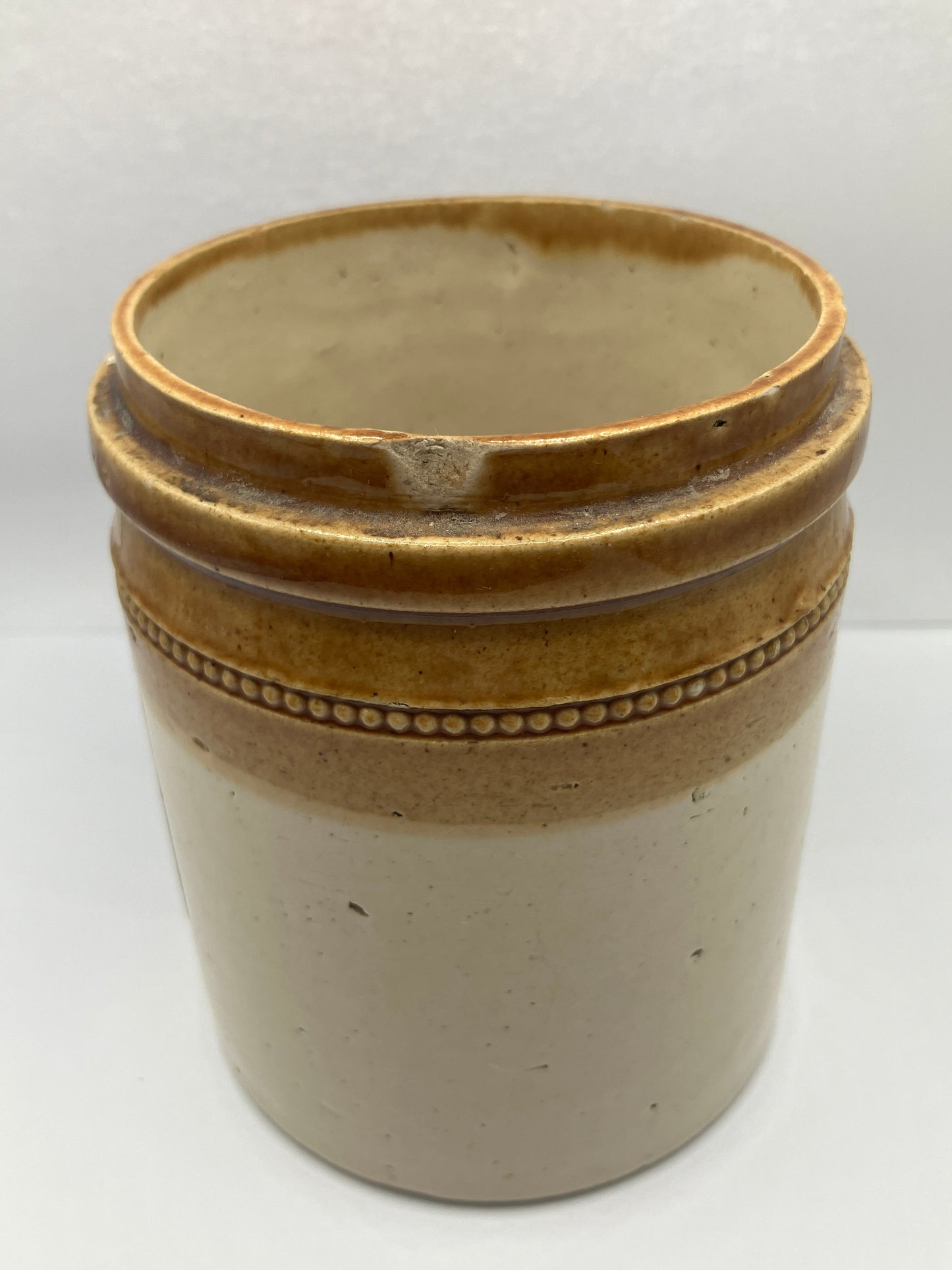 Antique chemist jar with original label