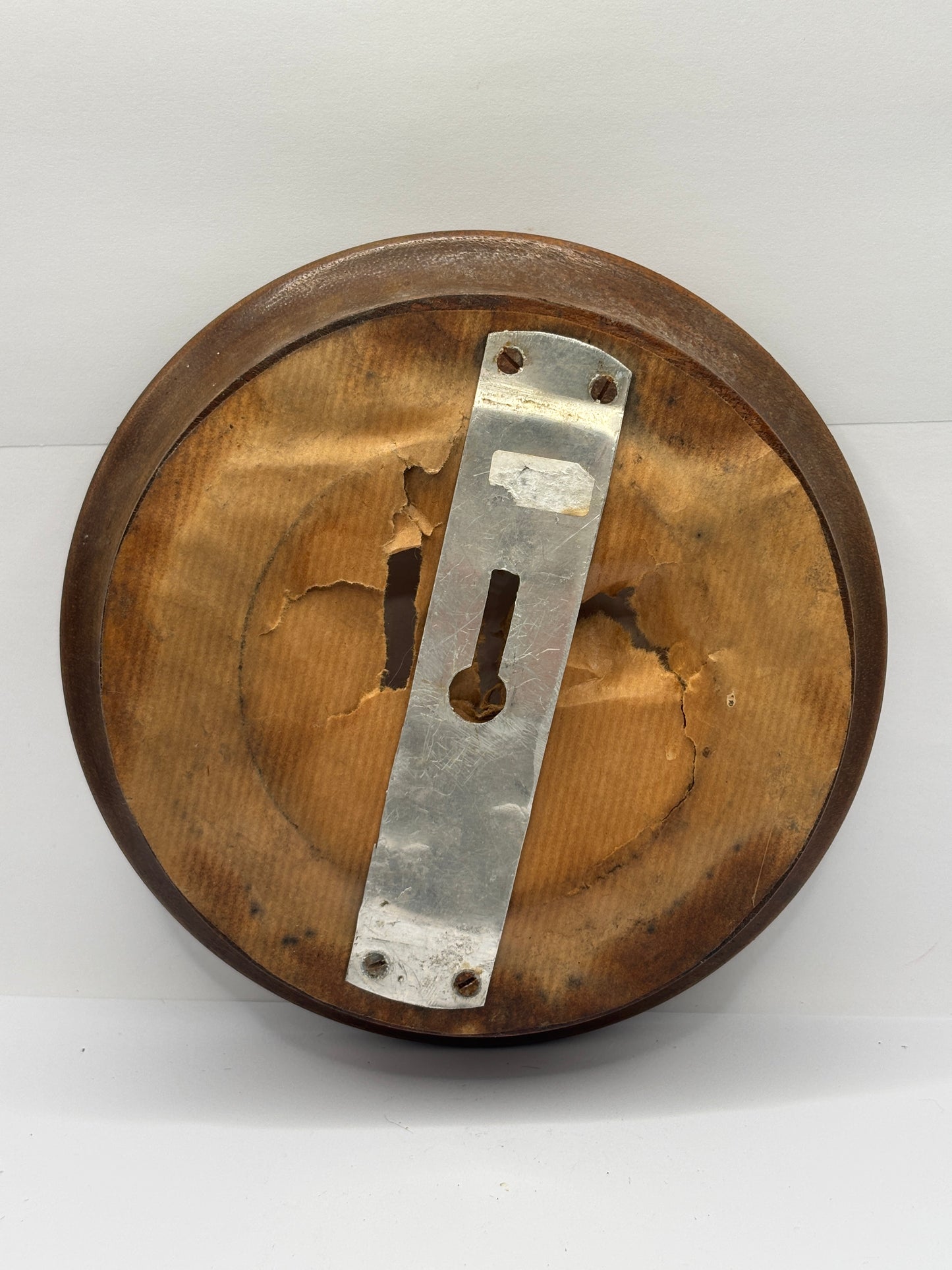 Old Prattware lid, The first appeal. In original wooden frame