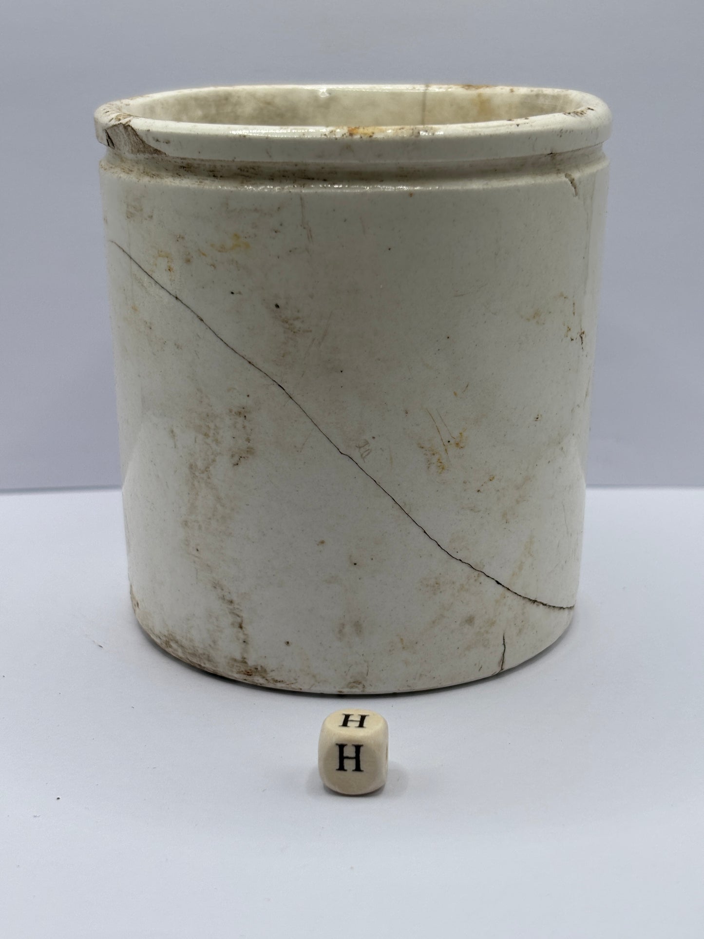 1lb James Keiller dundee marmalade jar, damaged (H)