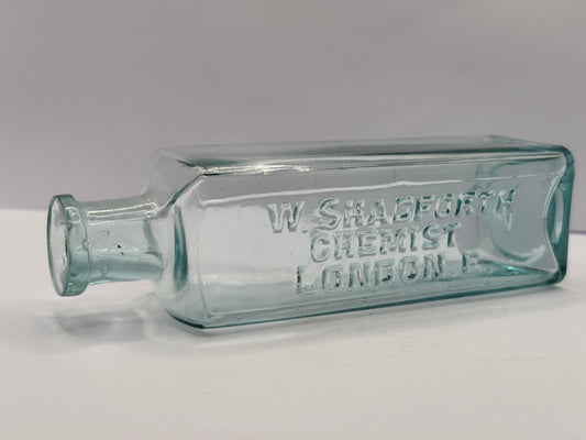 Old London chemist bottle, W.Shadforth chemist