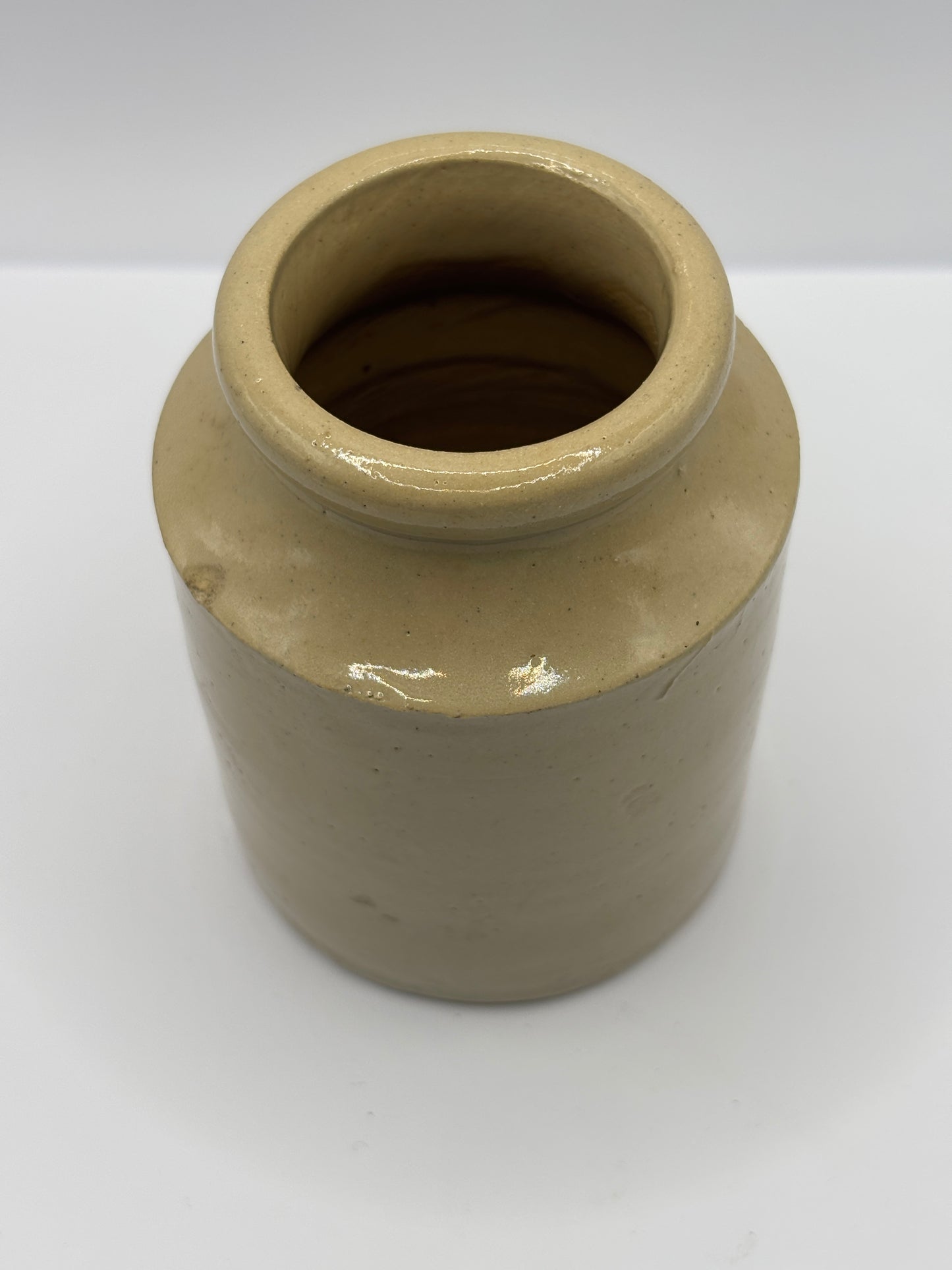 Old plain stoneware jar