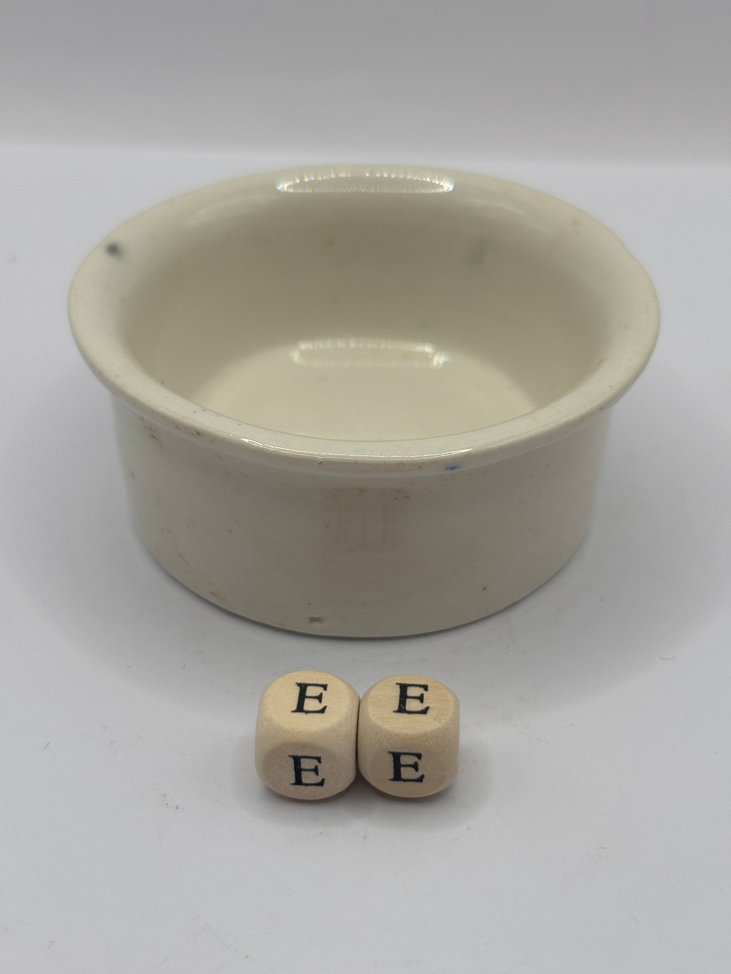 Old mini Plumtree advertising meat paste pot, potted meats (ee)