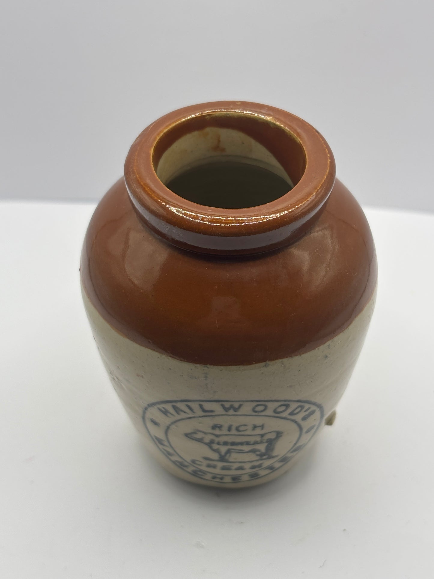Old Manchester cream pot, Hailwoods