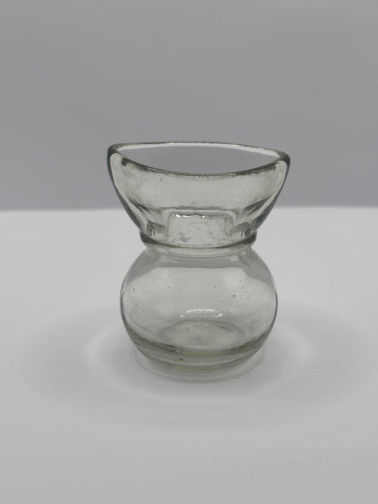 Clear glass eye bath