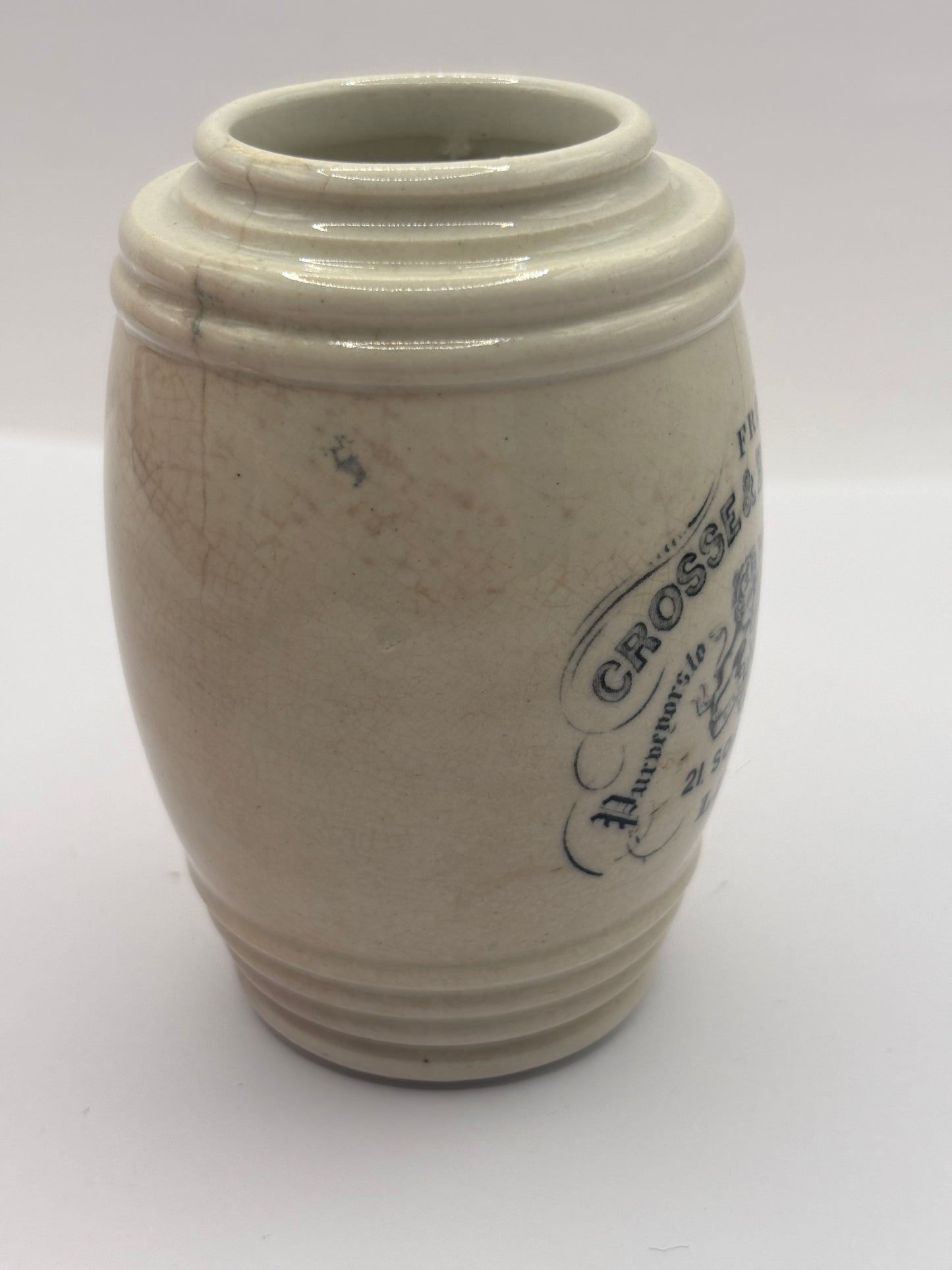 Old advertising jar, Crosse & Blackwell
