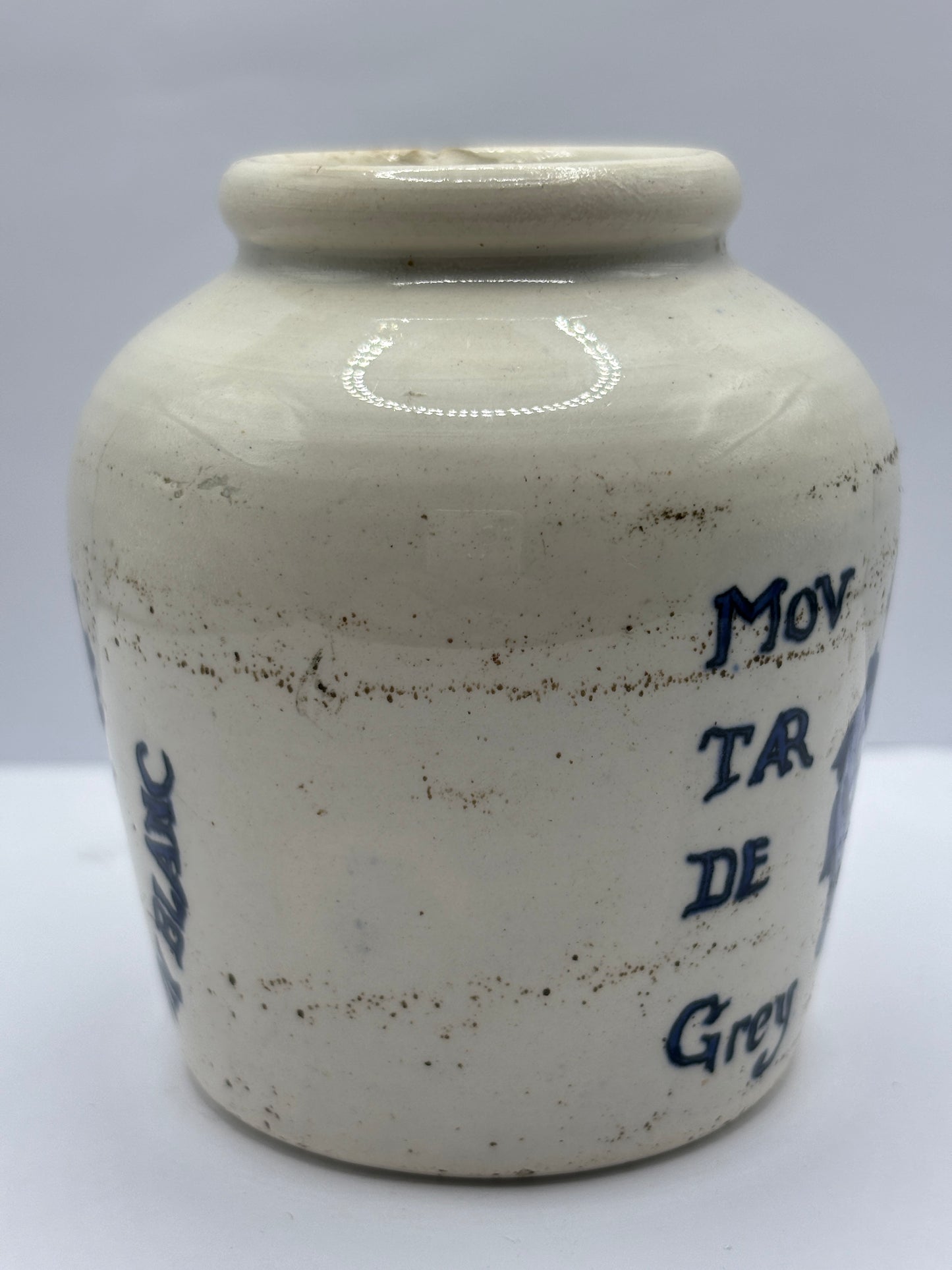 French mustard pot