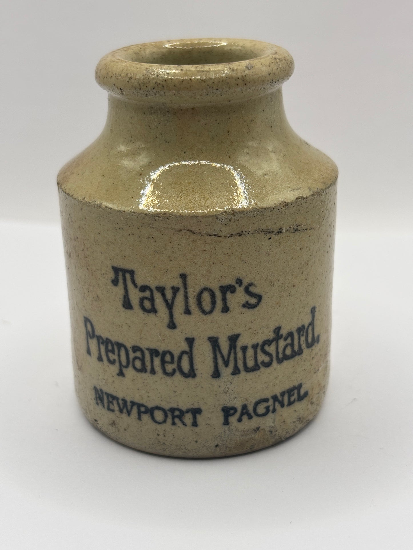 Old advertising jar, Taylors prepared mustard