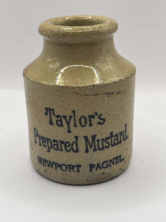 Old advertising jar, Taylors prepared mustard