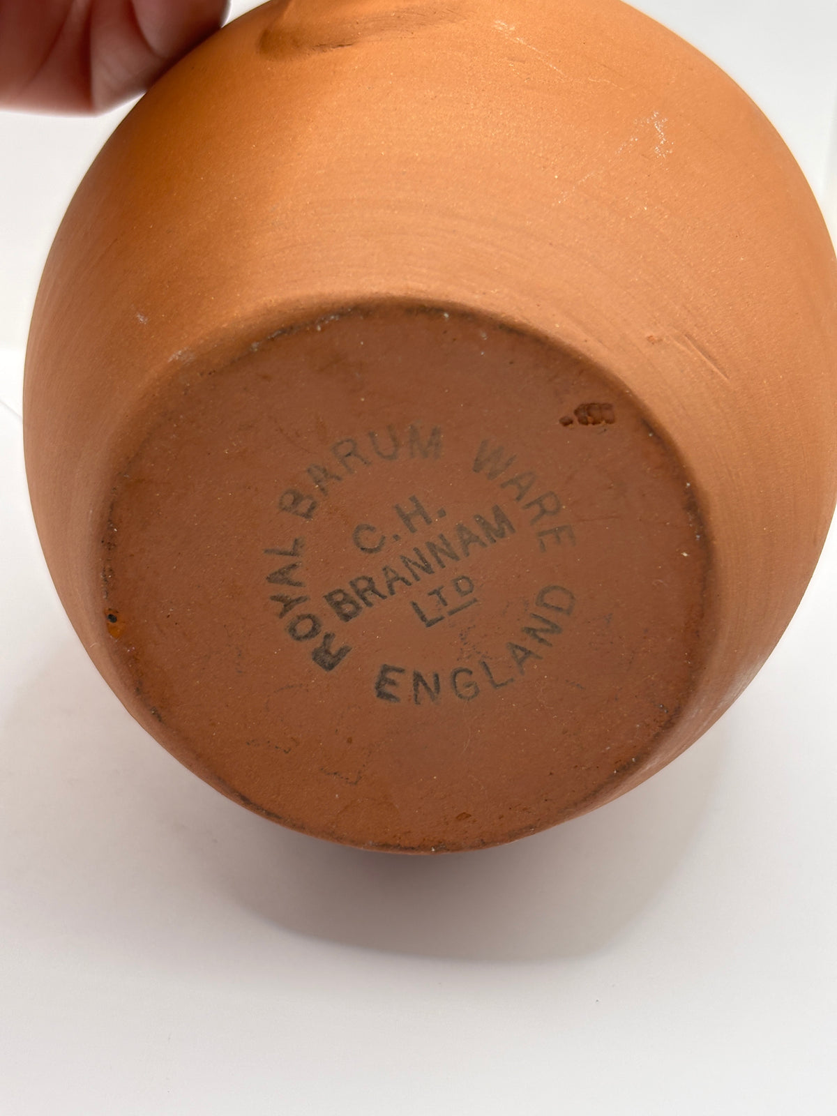 Old stoneware handled jug
