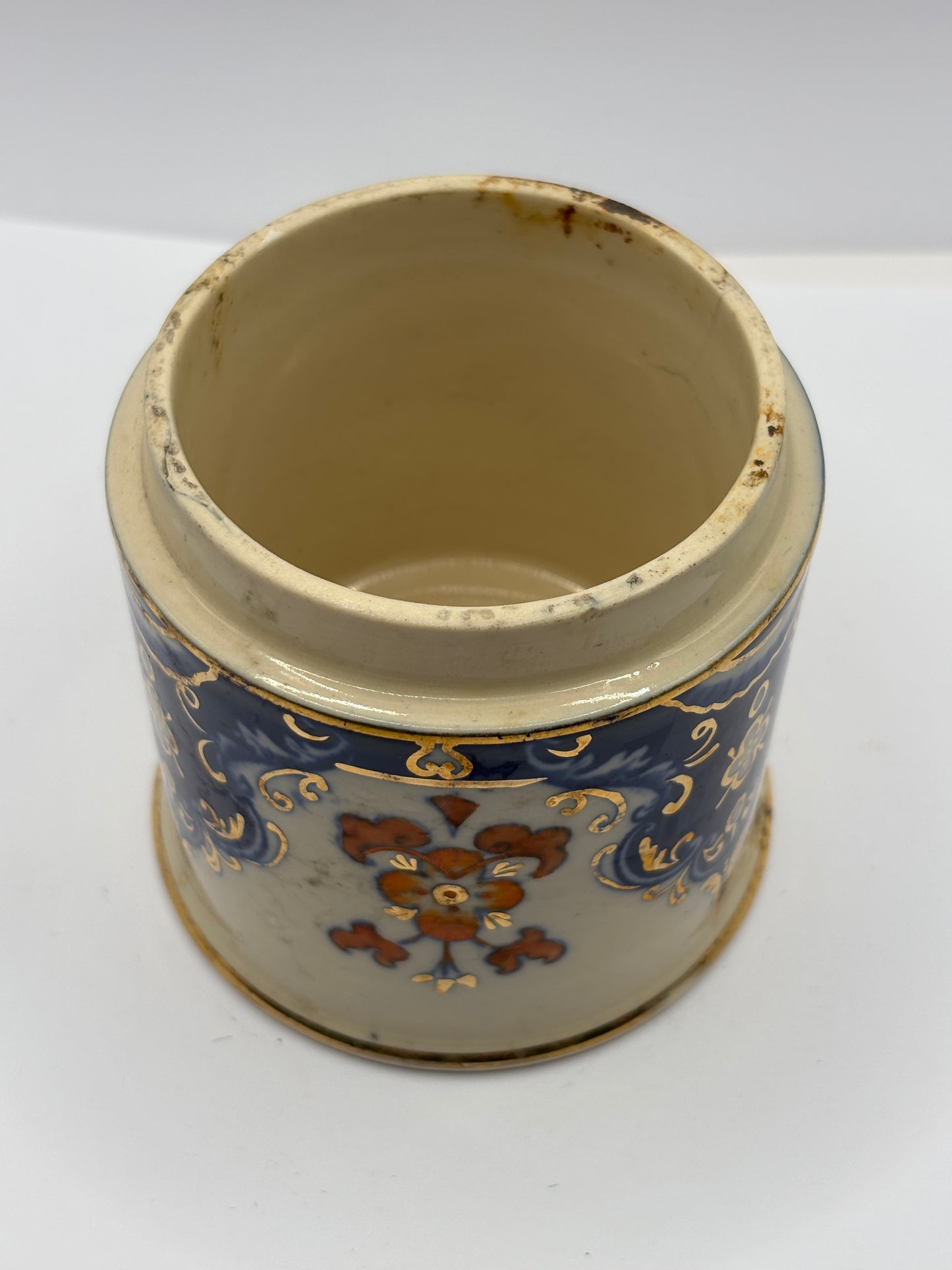 Old stoneware jar, ointment?