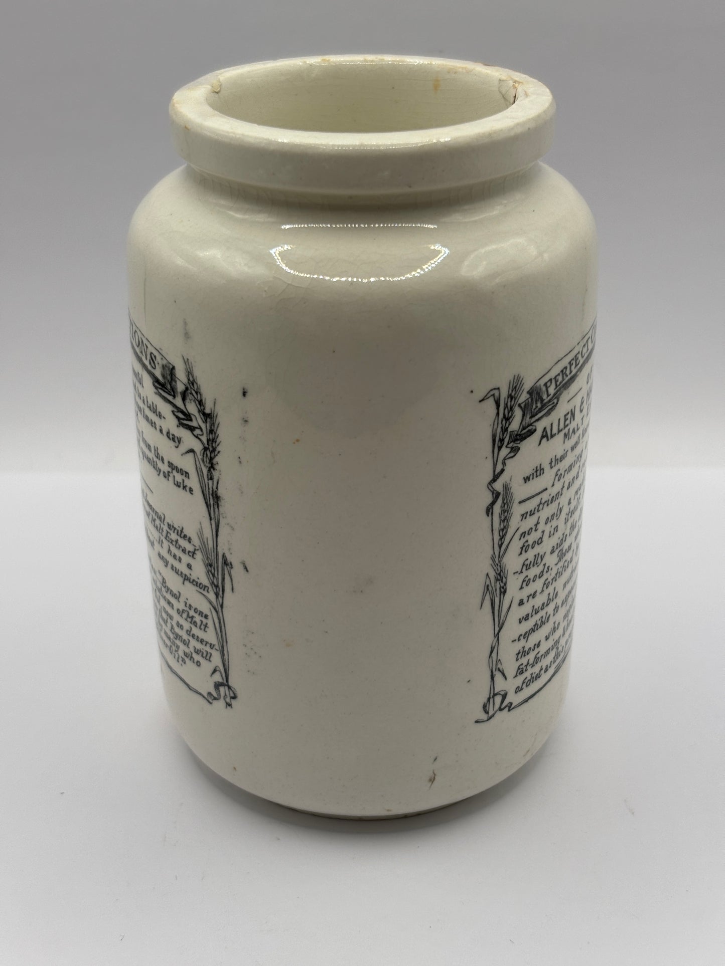 Old Bynol advertising jar
