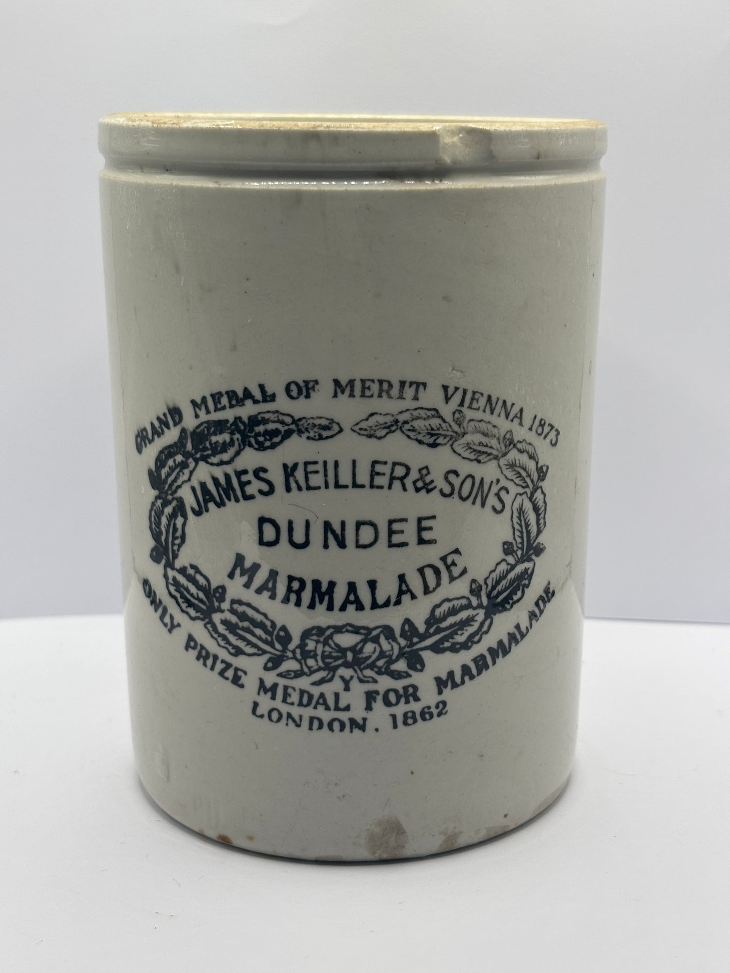 Old 2lb James Keiller Dundee marmalade jar