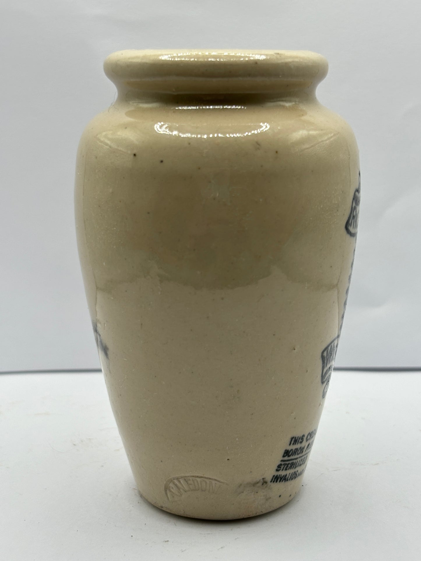 Stranraer rich preserved cream pot, milk maid