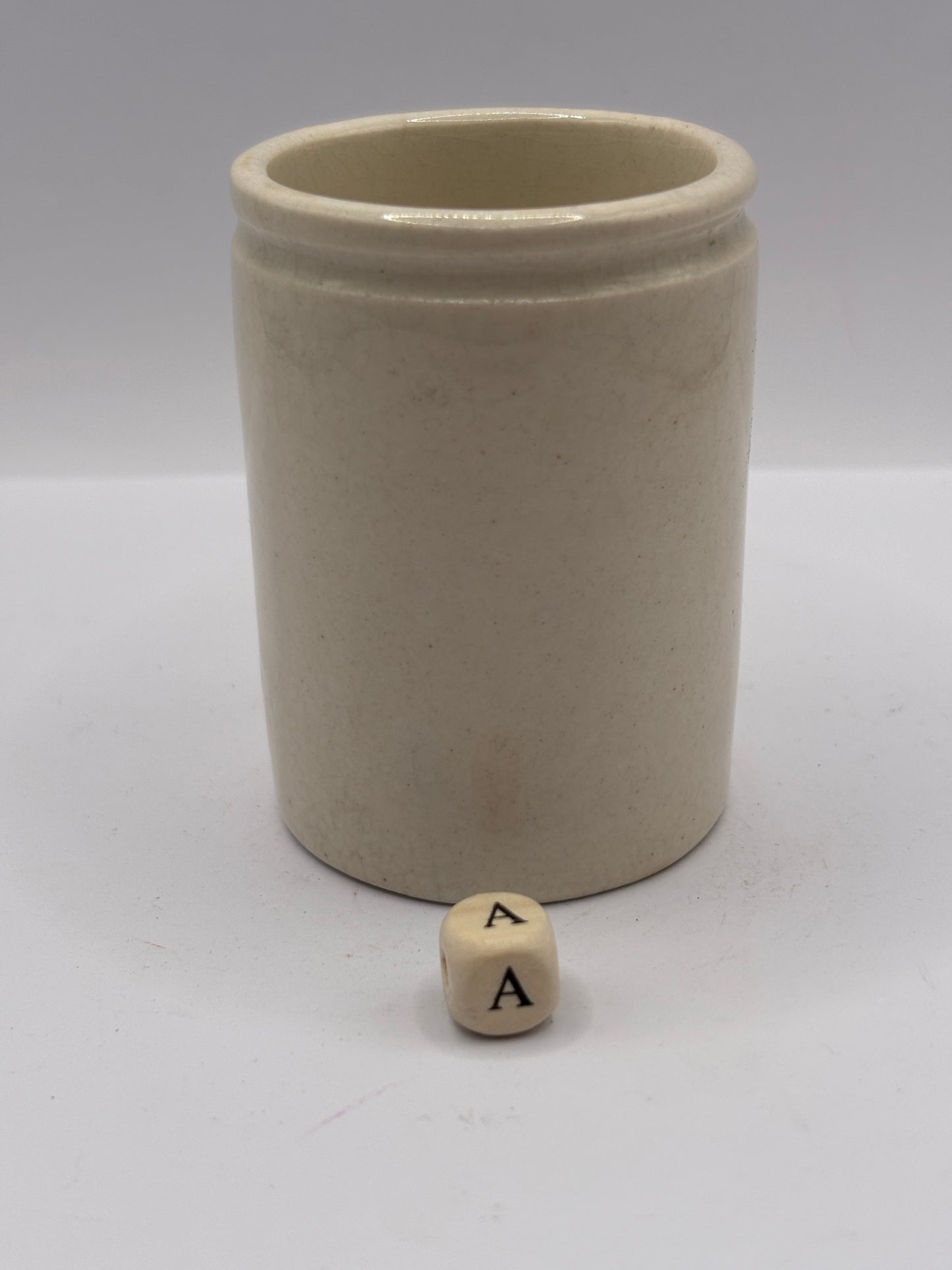 Old chunky stoneware pot (a)