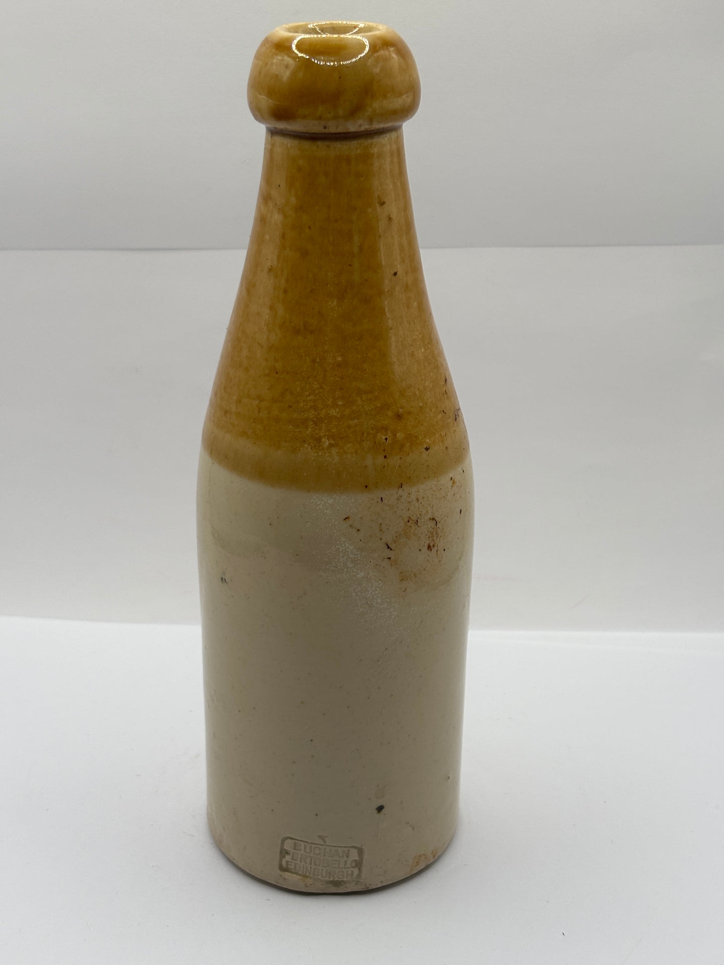 Old stoneware ginger beer bottle, Wood sons & Co, stone nector ginger beer