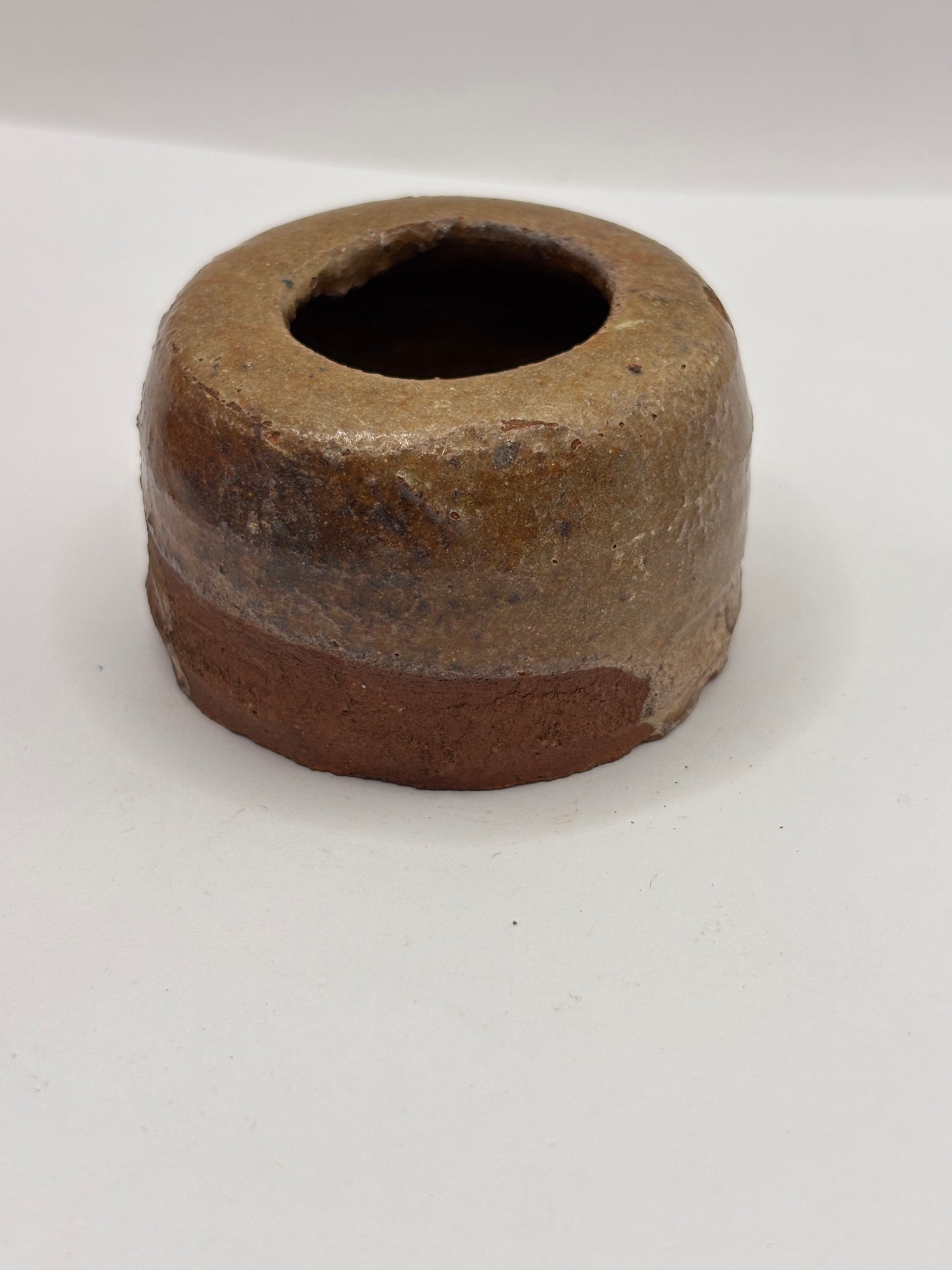 Early small salt glaze dish