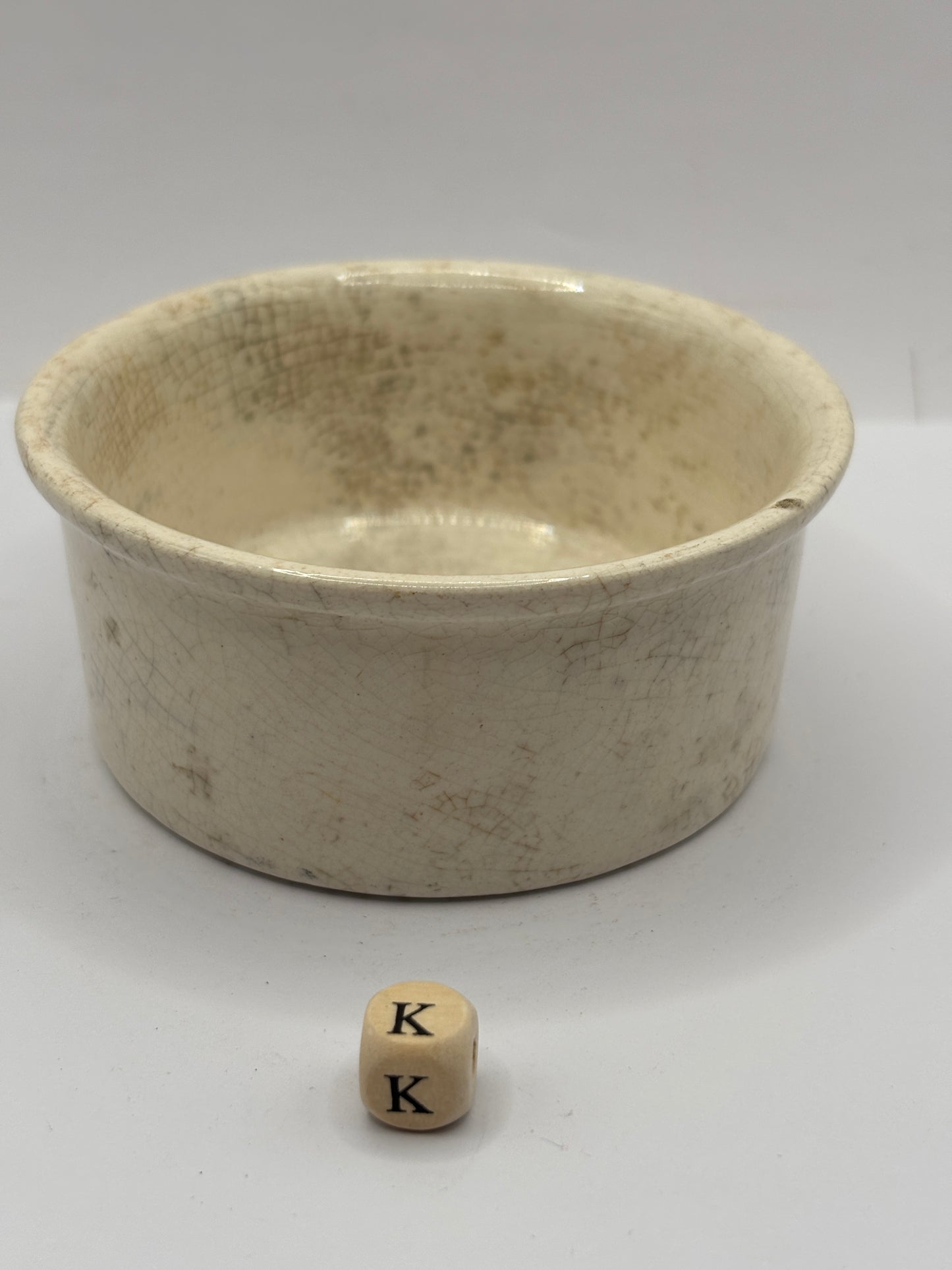 Old Plumtree advertising meat paste pot (k)