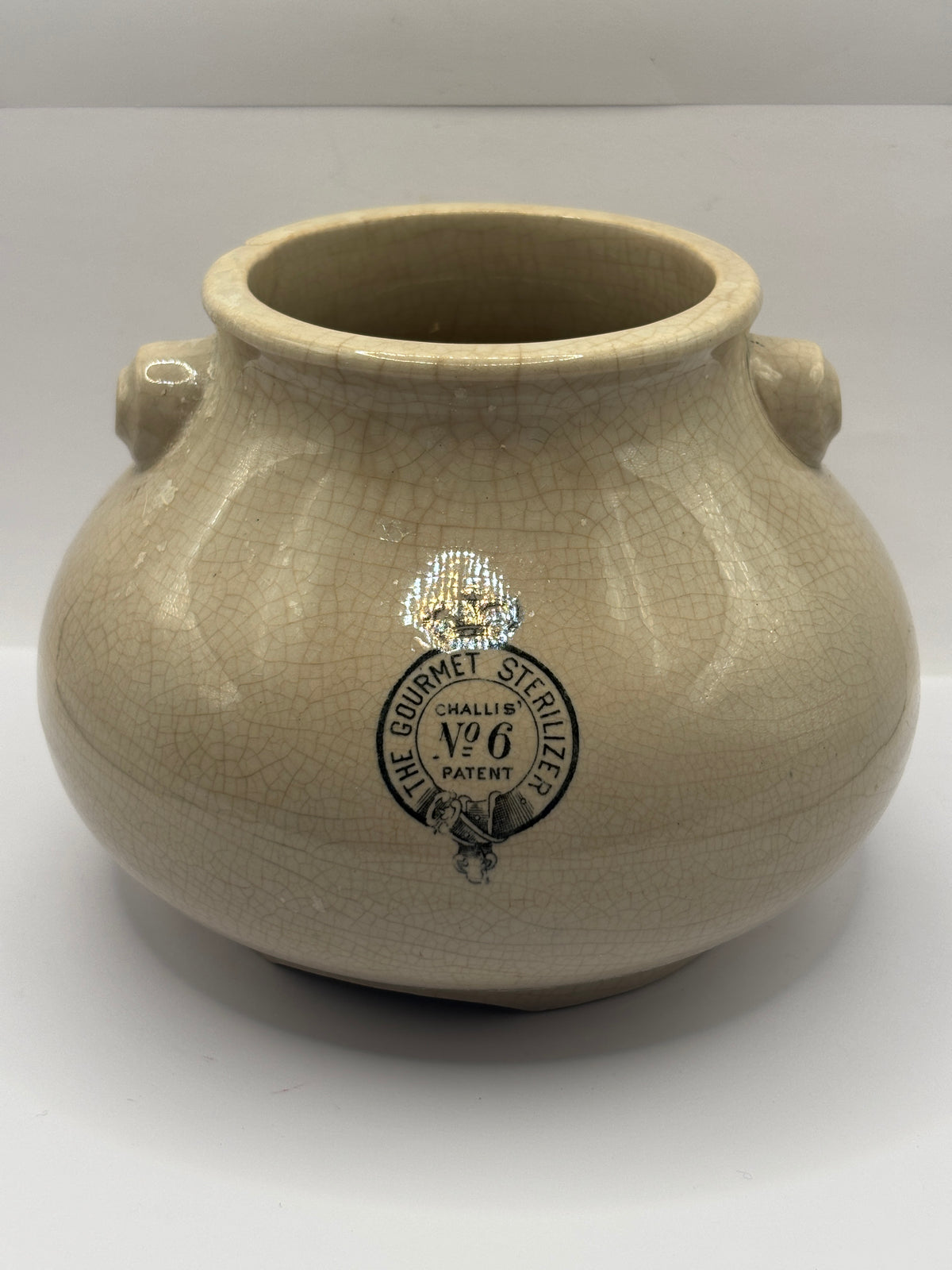 Old advertising bowl, The gourmet steriliser