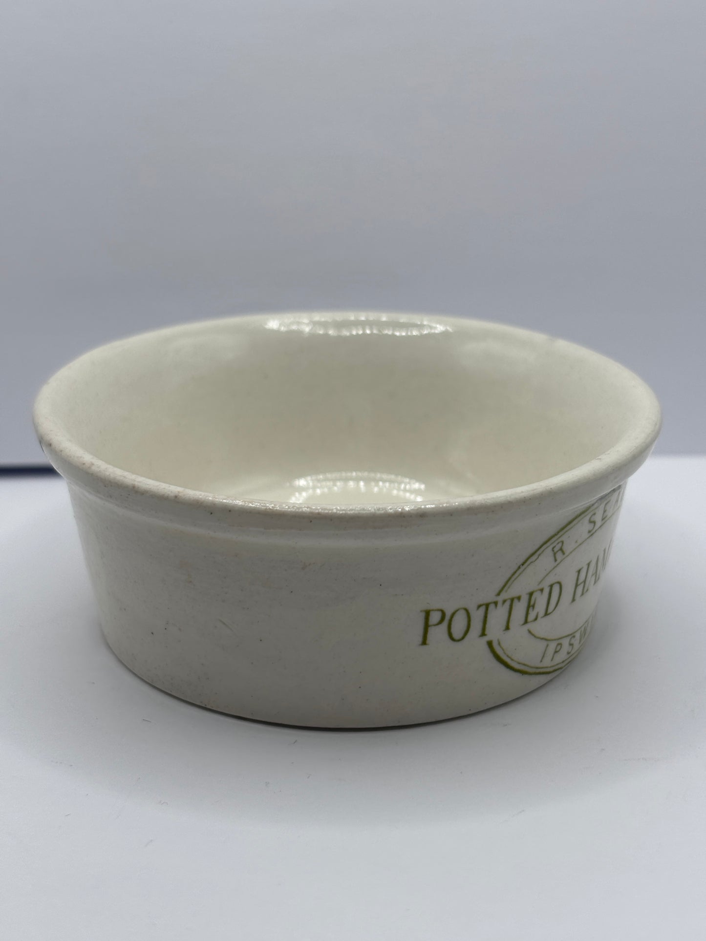 Old seagers meat paste pot, ham & tongue