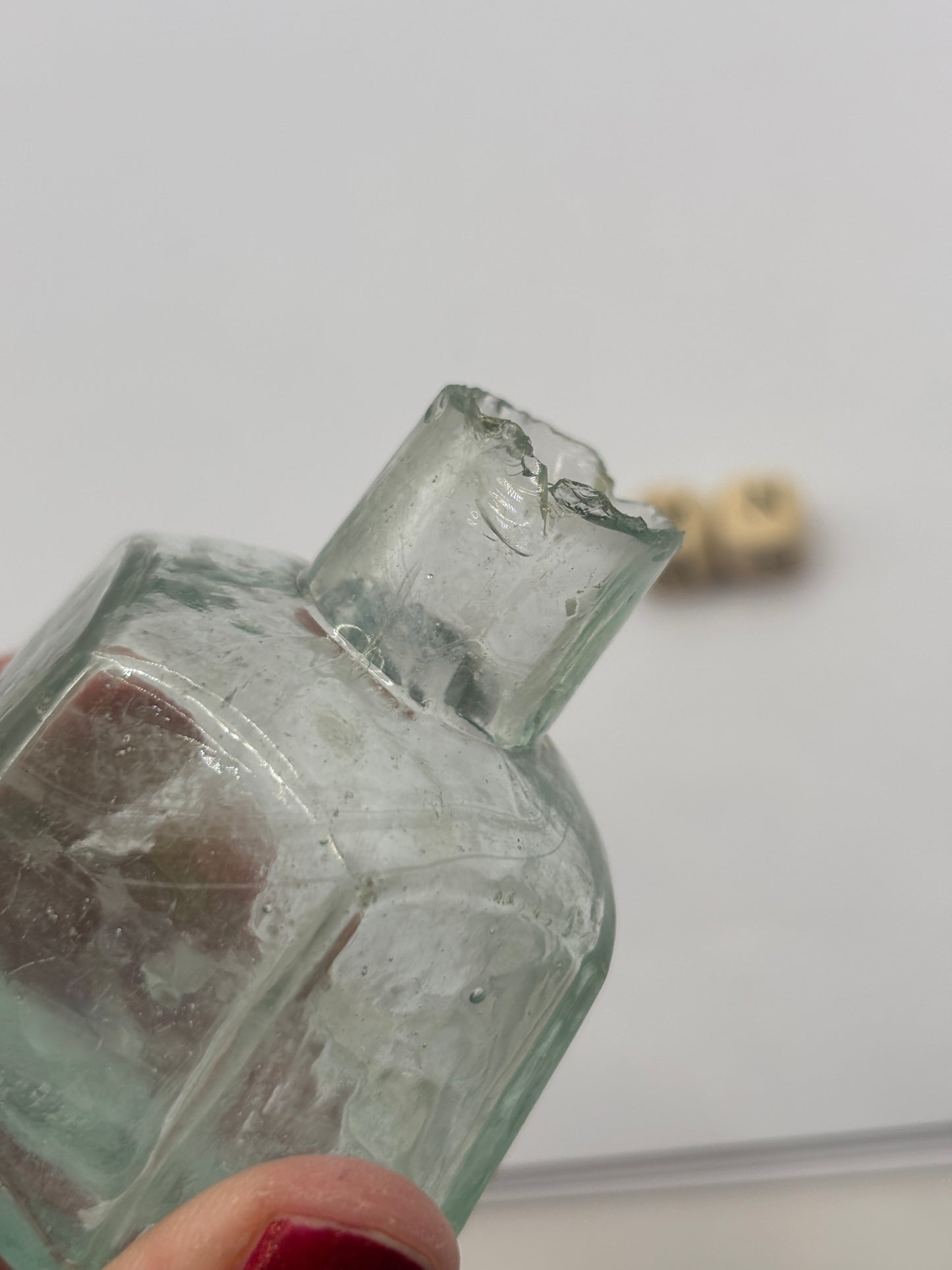 Old advertising inkwell, Blackwood & Co London. Inkwell, ink bottle