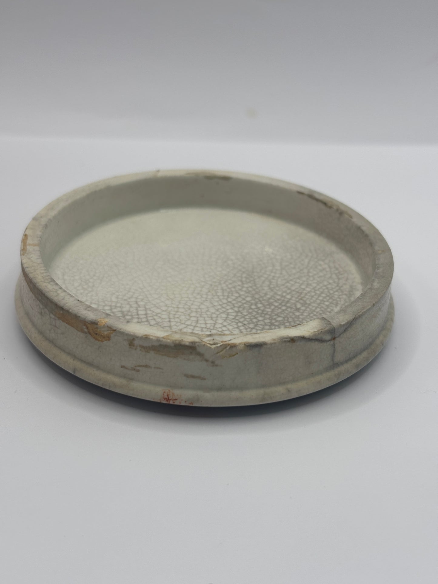 Old advertising lid, Saponaceous toothpaste powder