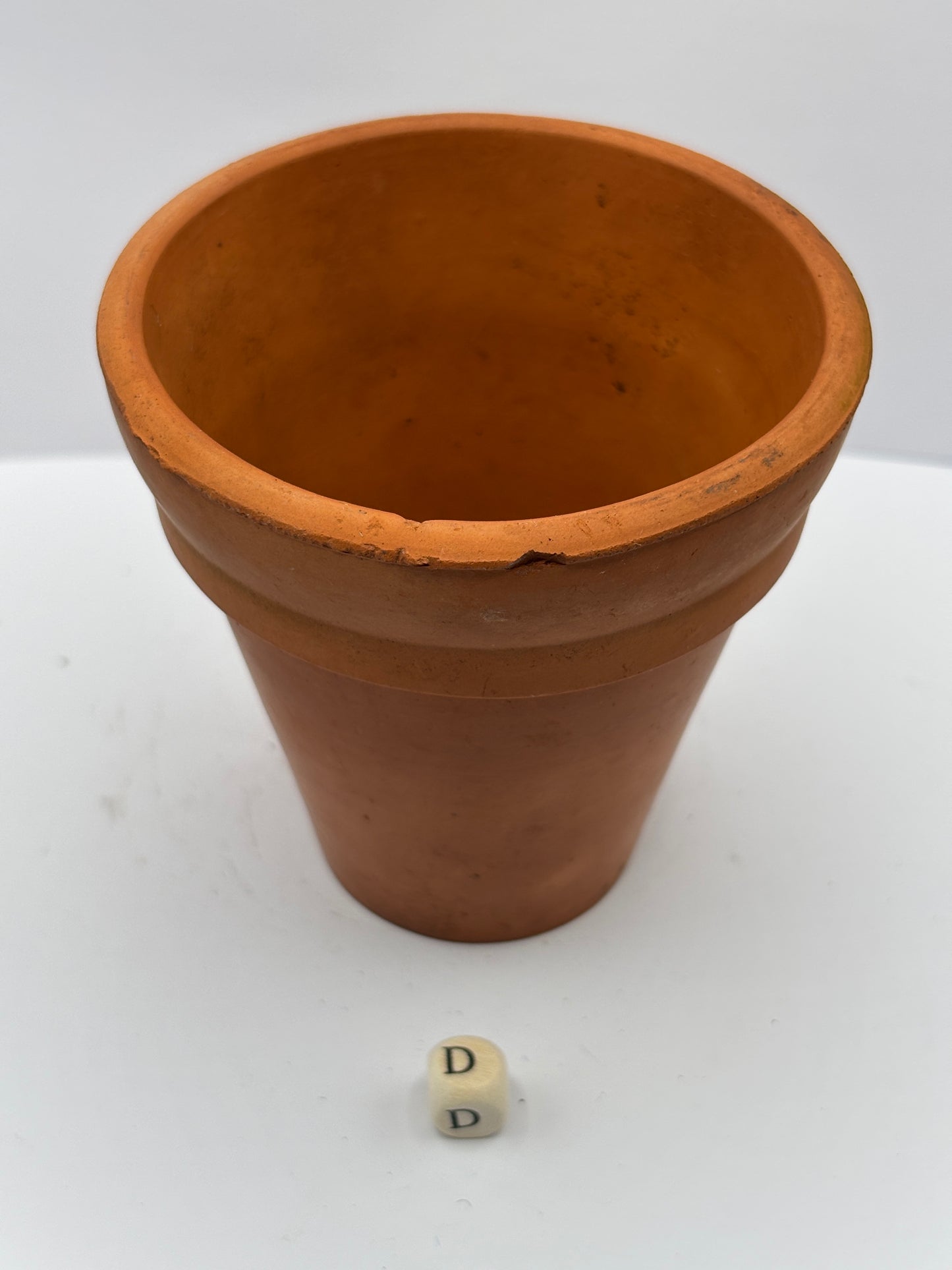 Old terracotta plant pot (D)