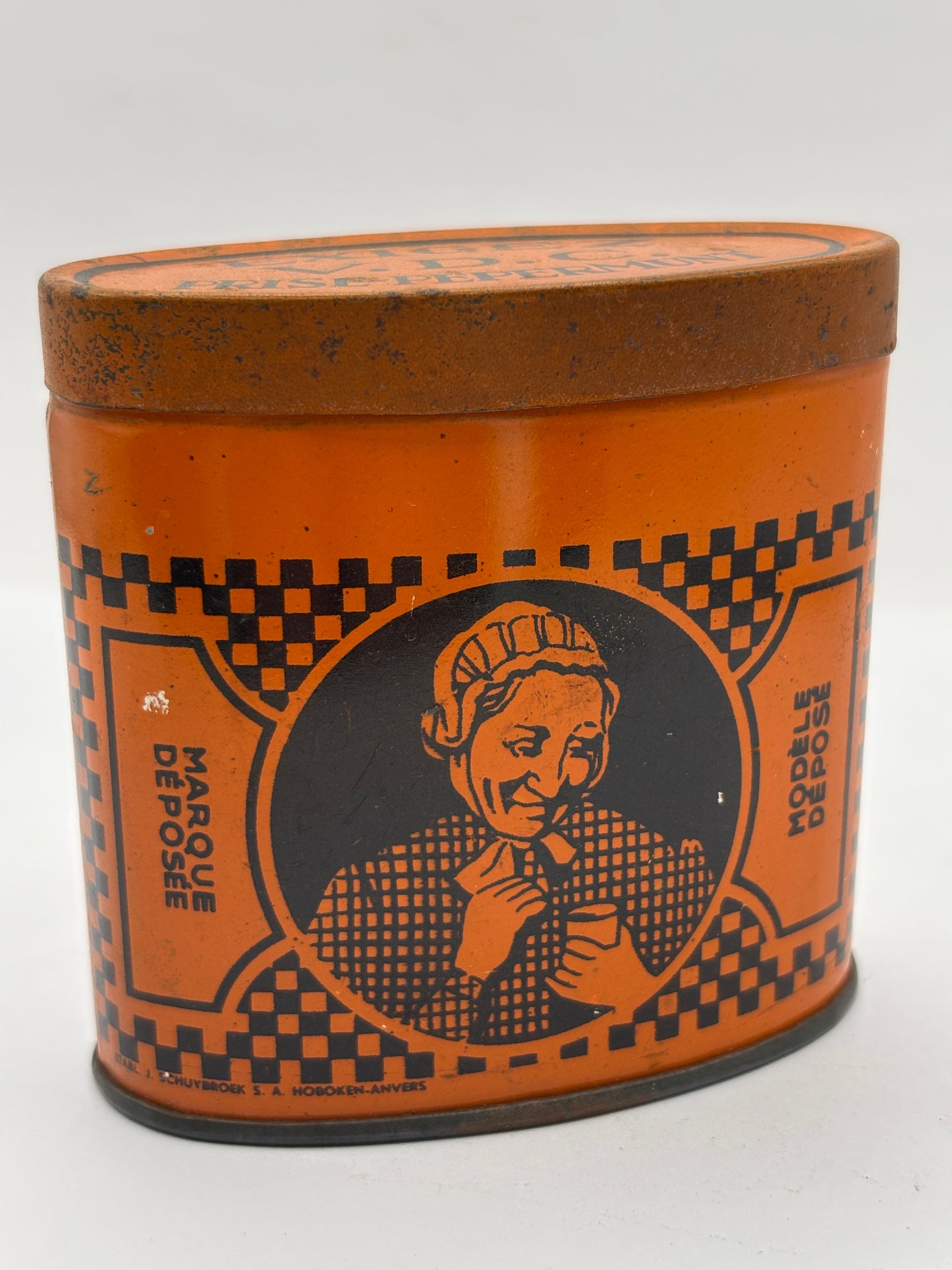 Old french advertising tin, Prise pepermunt