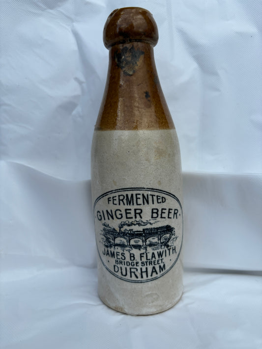 Durham ginger beer bottle, Fermented ginger beer