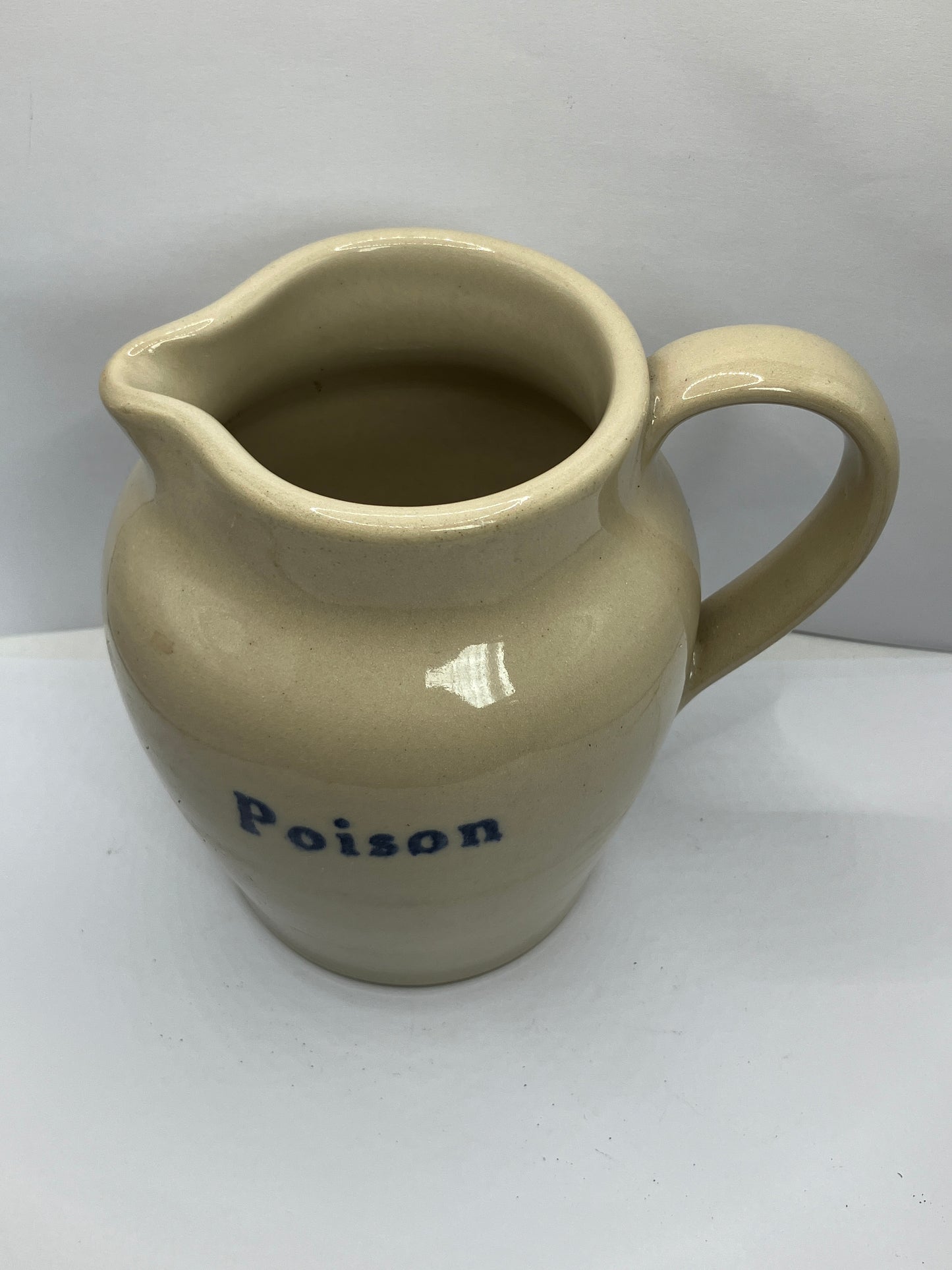 Stoneware poison jug