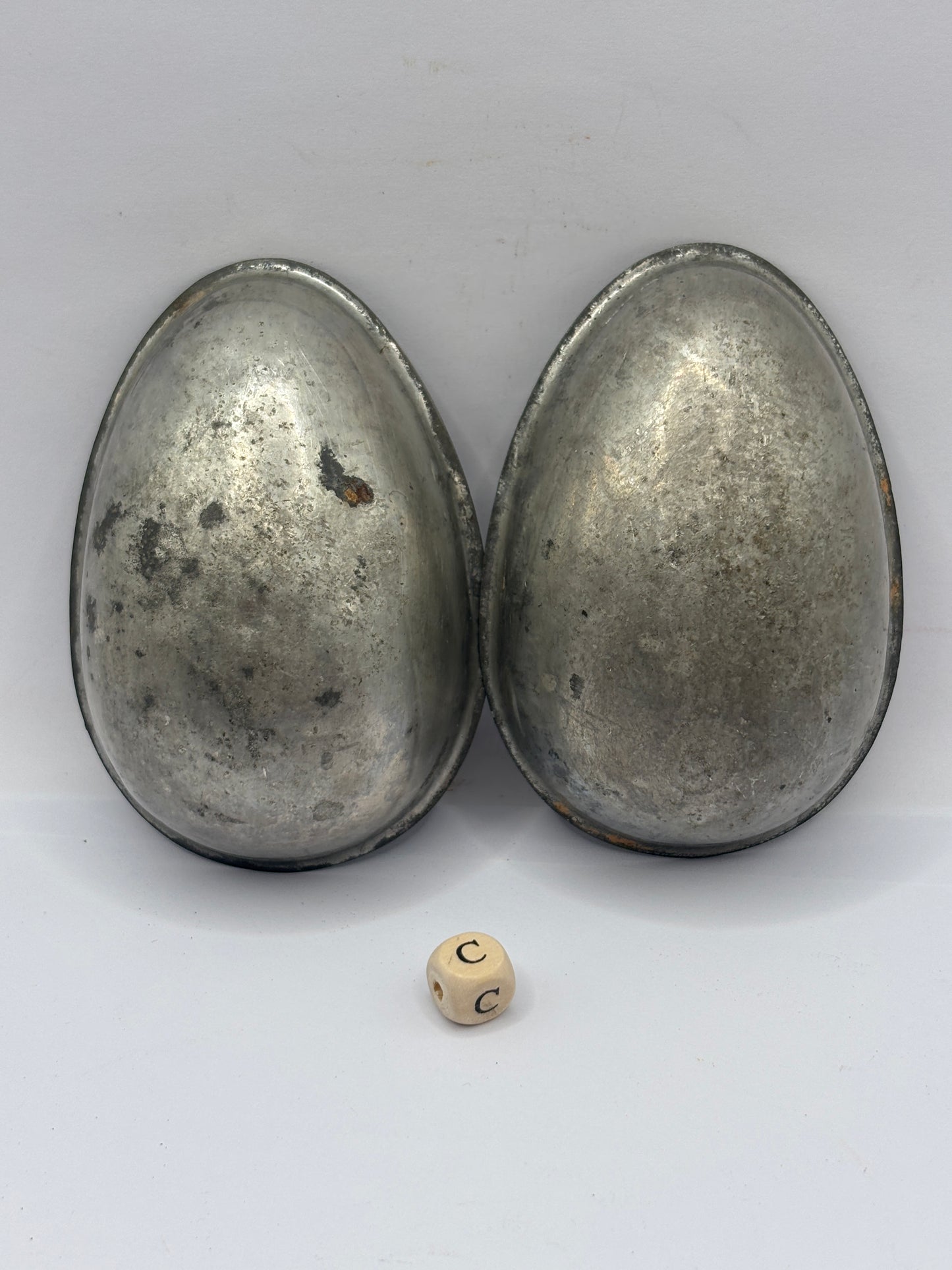 Vintage chocolate egg mold, easter egg mold (c)
