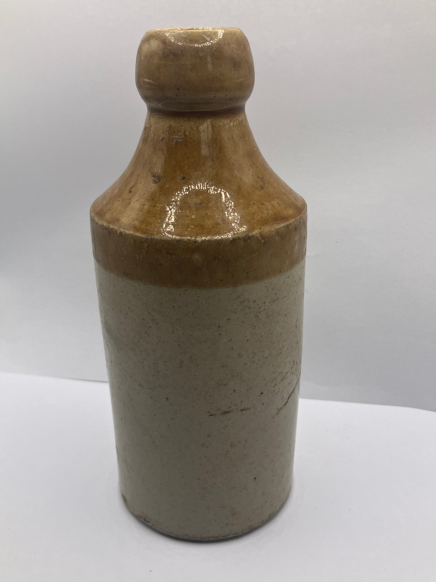 Stoneware ginger beer bottle, Preston