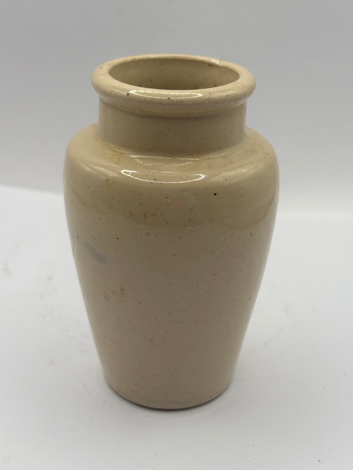 Old advertising cream pot, Mobberley pure rich cream