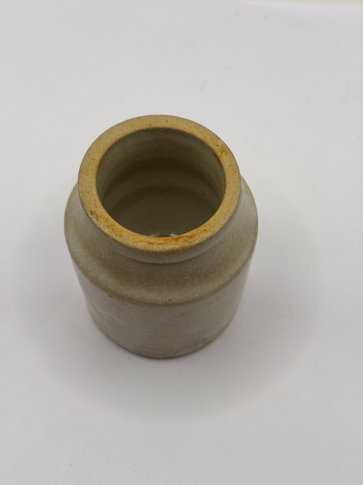 Old mini stoneware jar