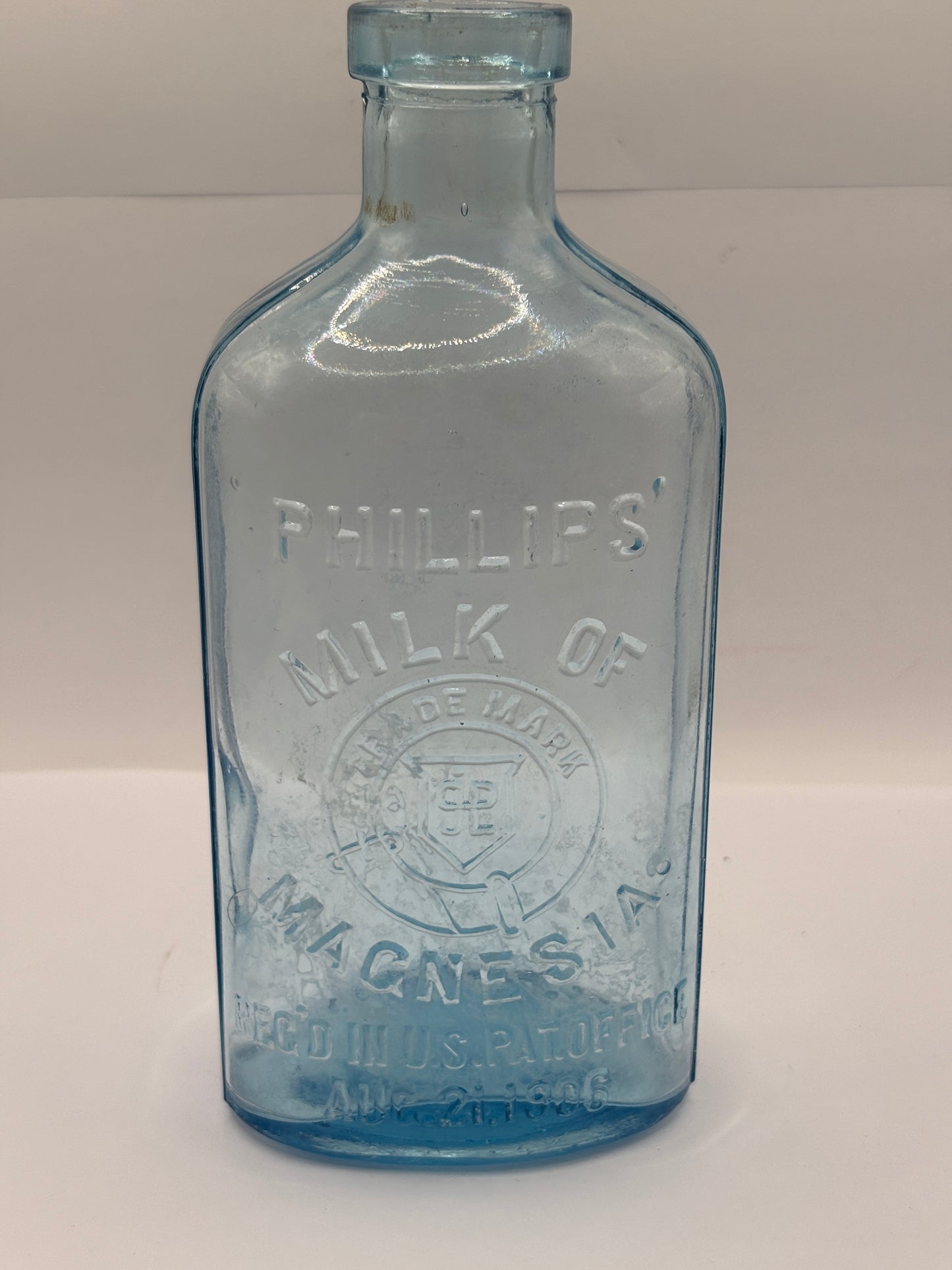 Old Blue milk of magnesia bottle