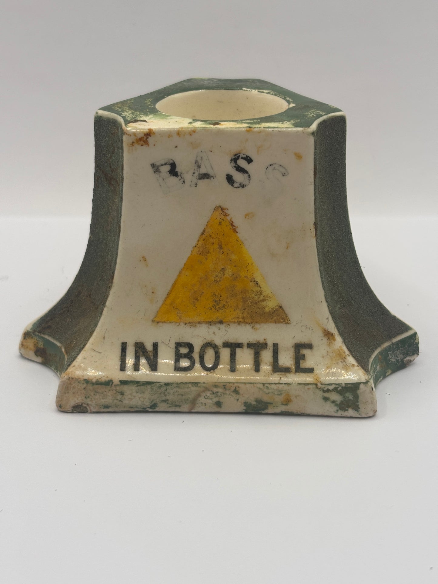 Old Bass advertising match striker, damaged