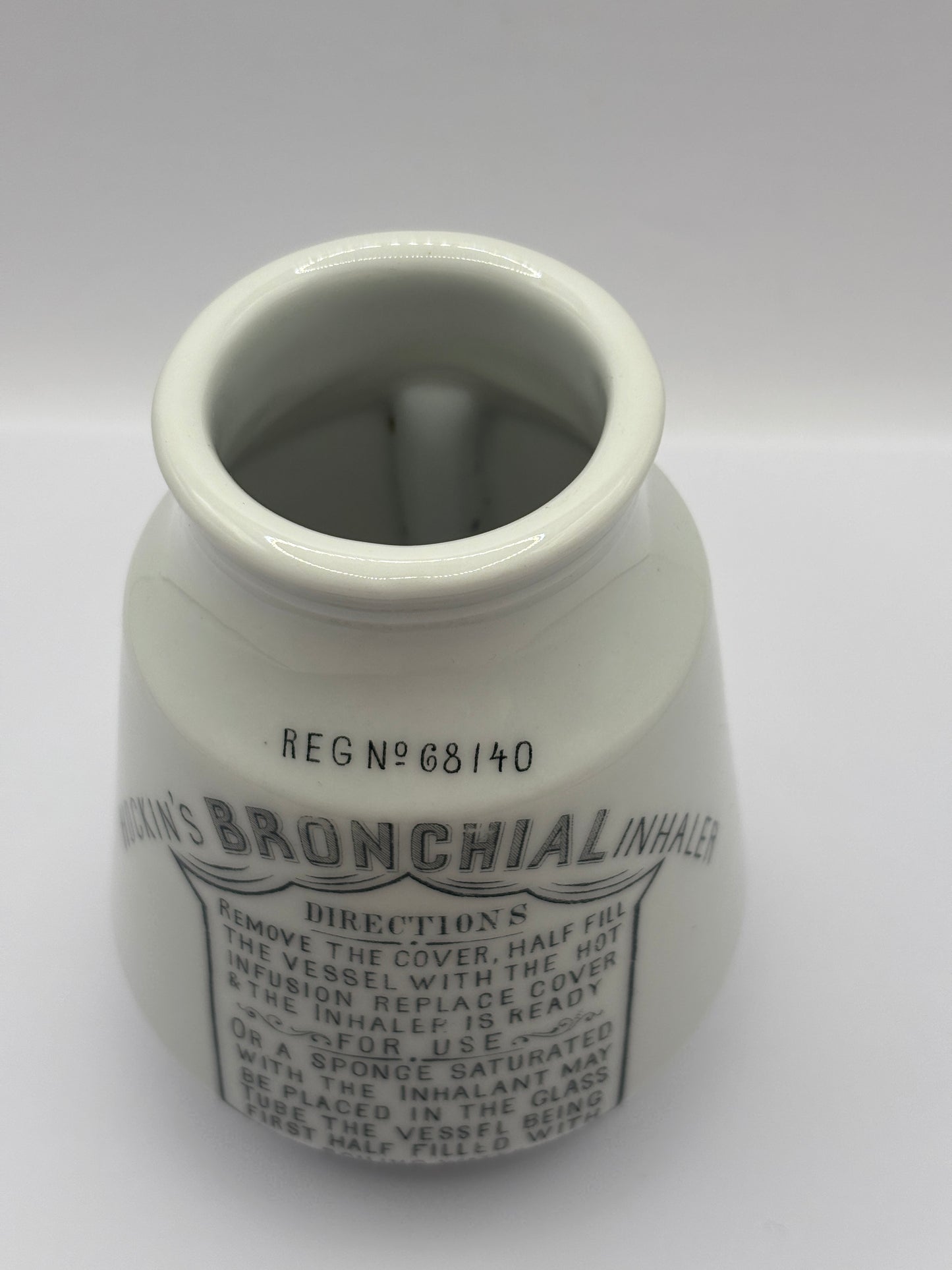 Old advertising inhaler, Hockin’s Bronchial inhaler