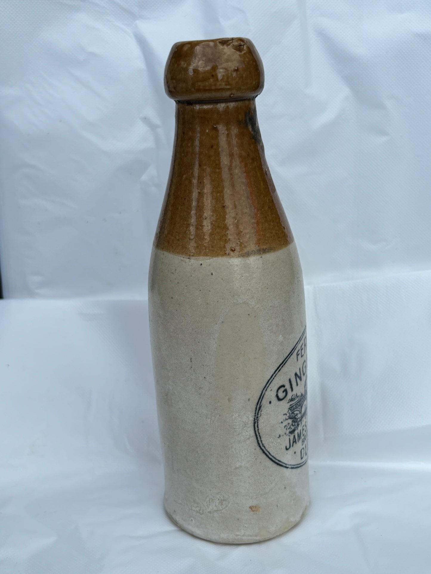 Durham ginger beer bottle, Fermented ginger beer