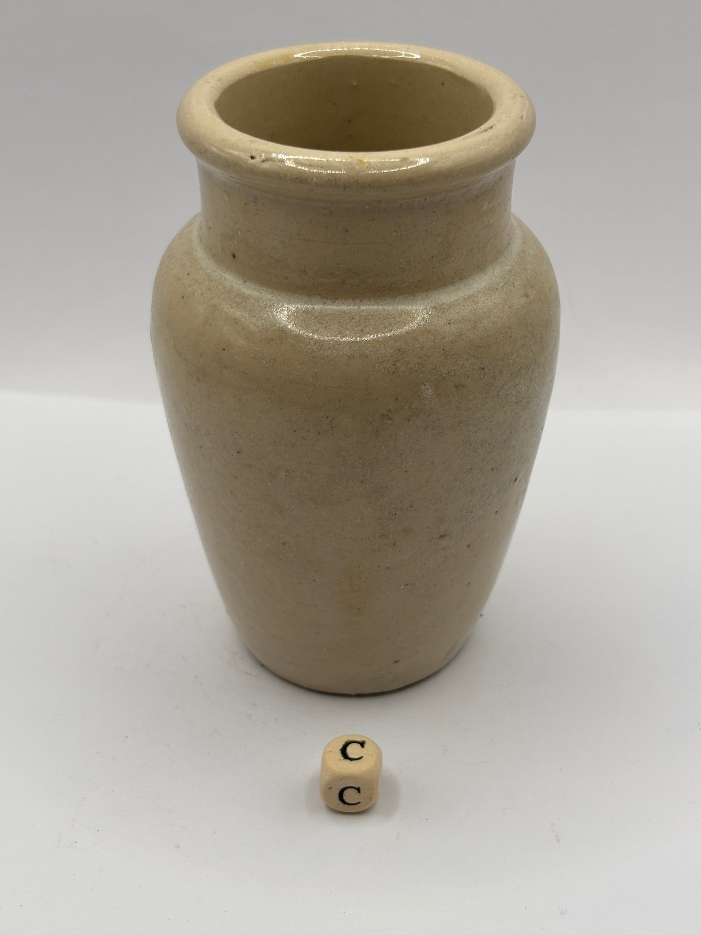Old advertising cream pot, Carricks pure thick cream (c)
