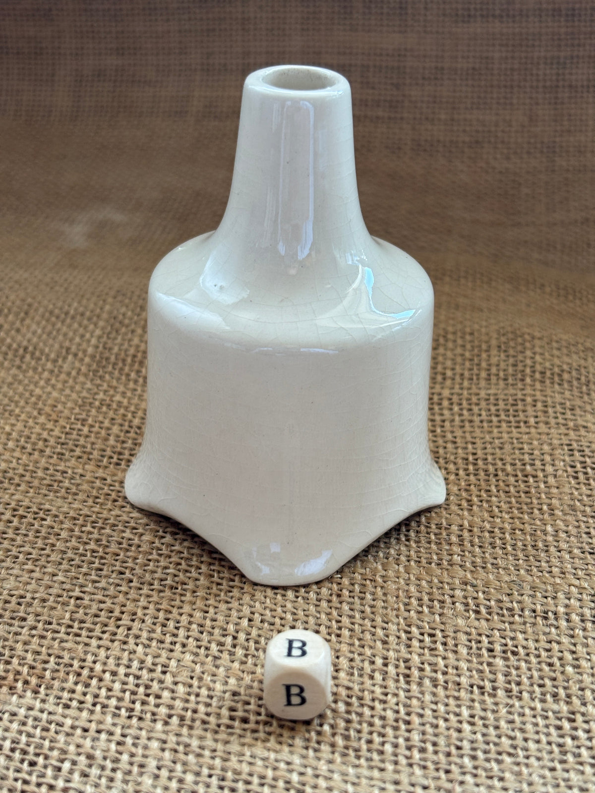 Old stoneware pie funnel (B)