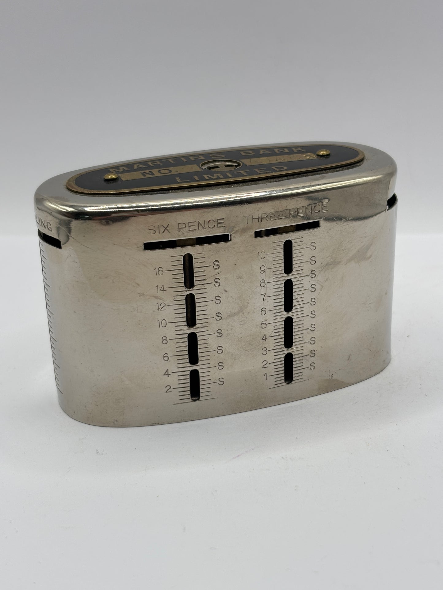 Old advertising money bank, Martins Bank