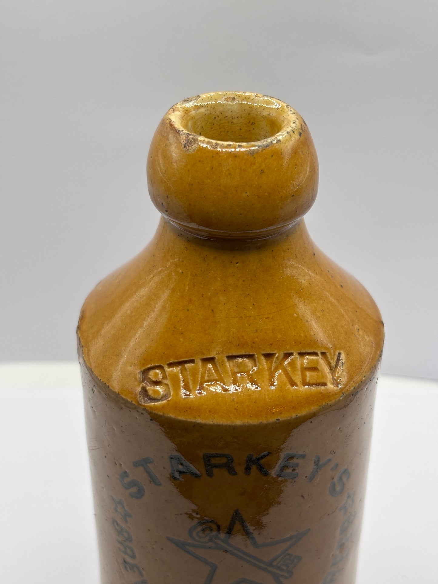 Old ginger beer bottle,Starkey brewed ginger beer