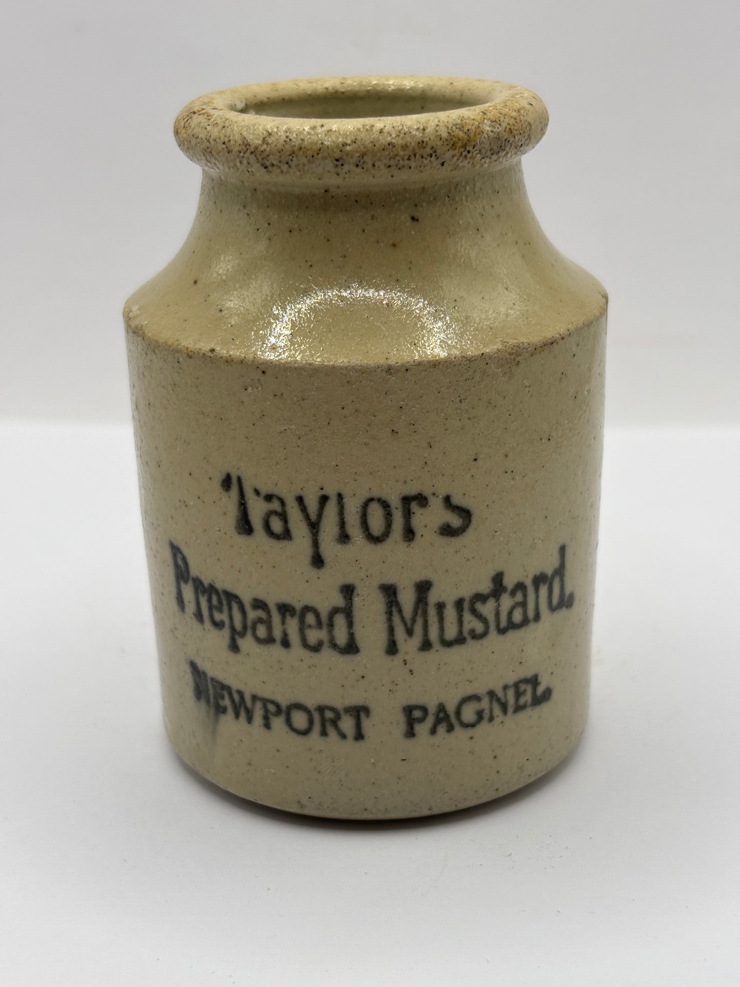 Old advertising jar, Taylors prepared mustard
