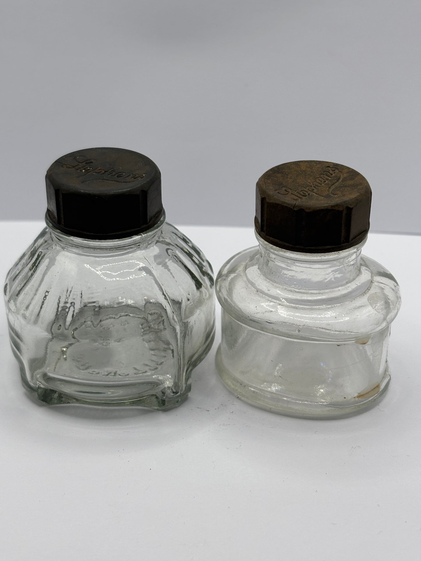 2 vintage Stephen’s ink bottles
