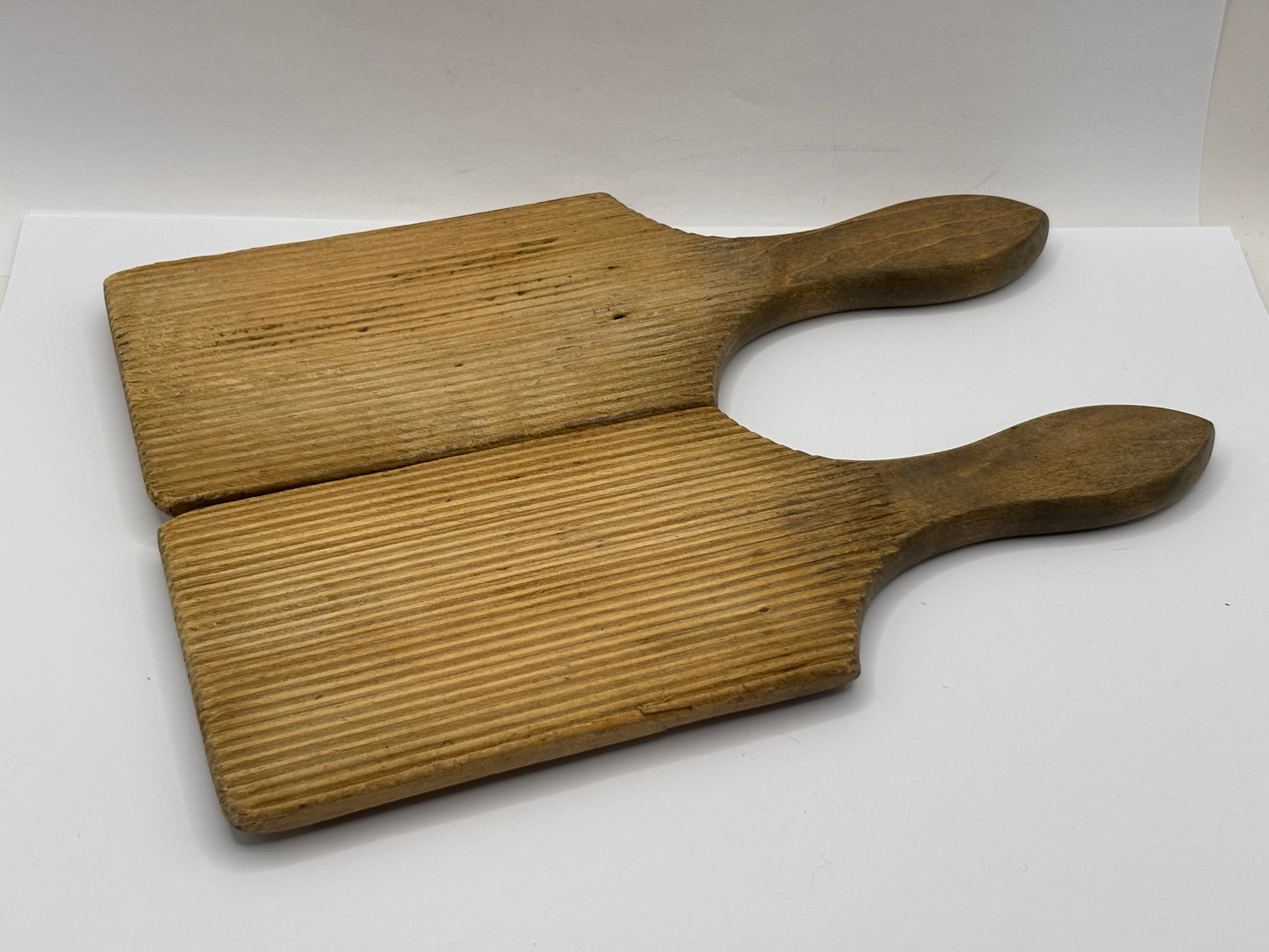 Old wooden butter pats