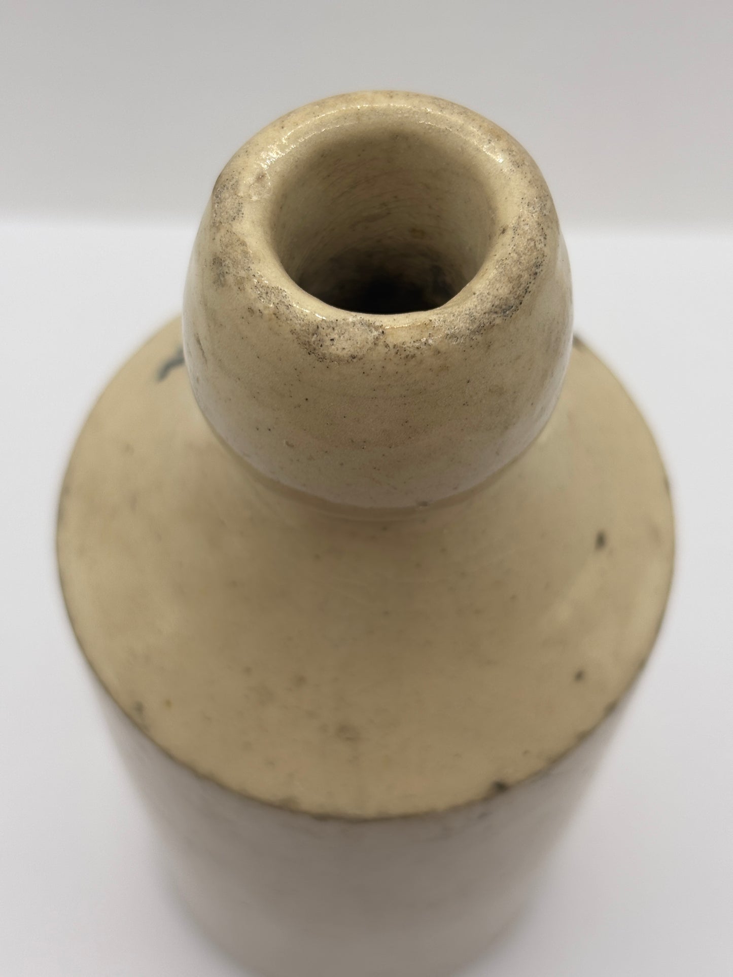 Old stoneware ginger beer bottle, New black lion brewery Co. Aberdare