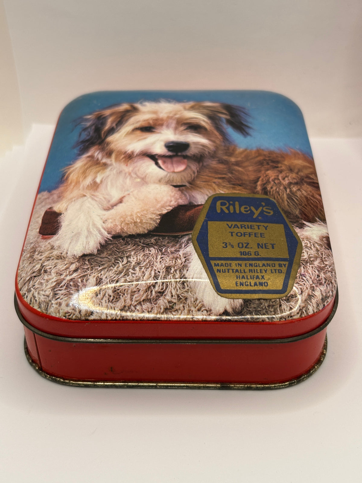 Old advertising tin, Riley’s toffee