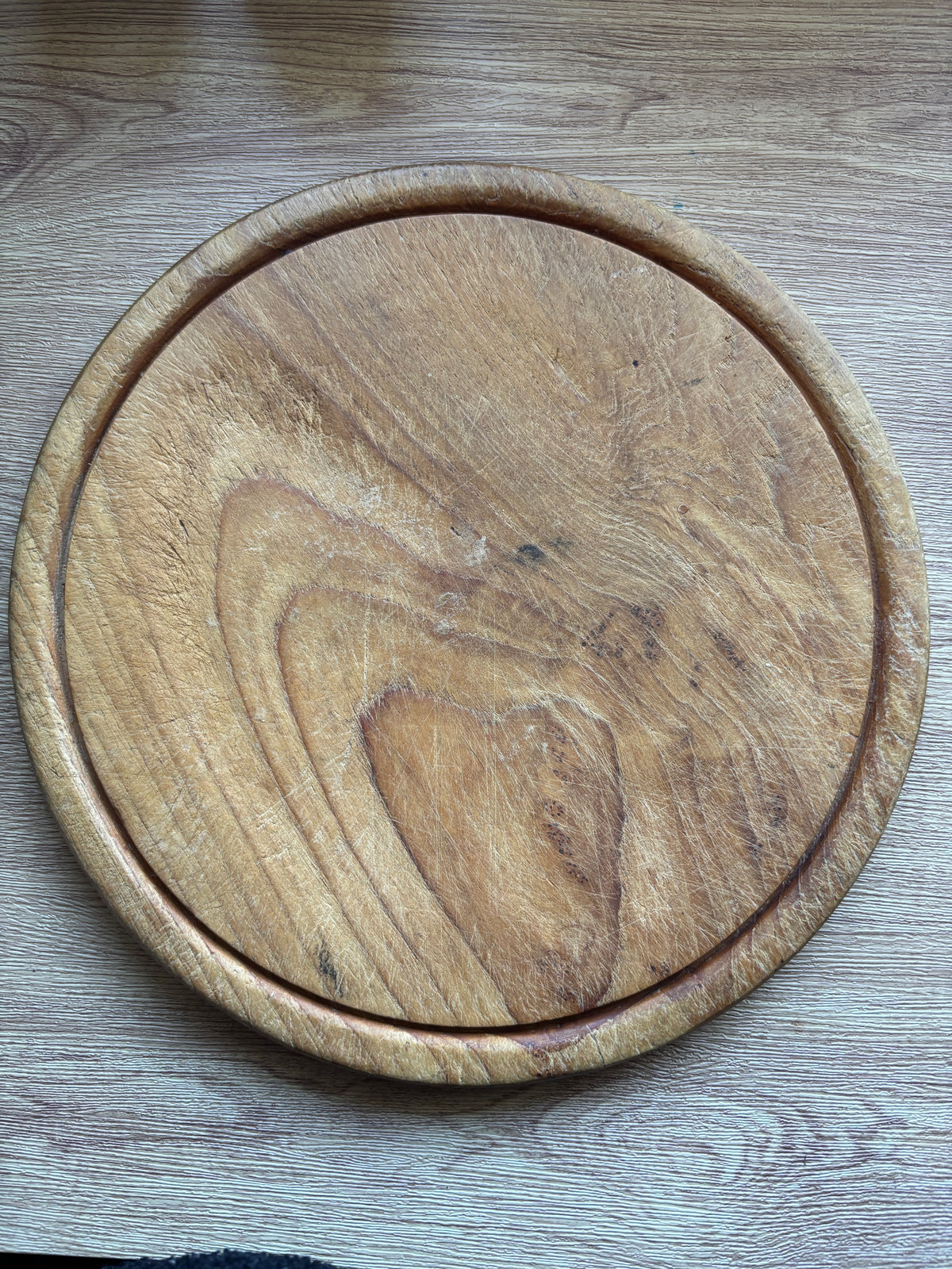 Old wooden bread board