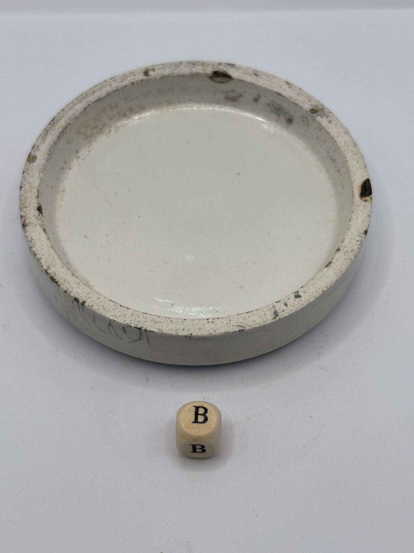 old advertising lid, Burgess’s anchovy paste (B)
