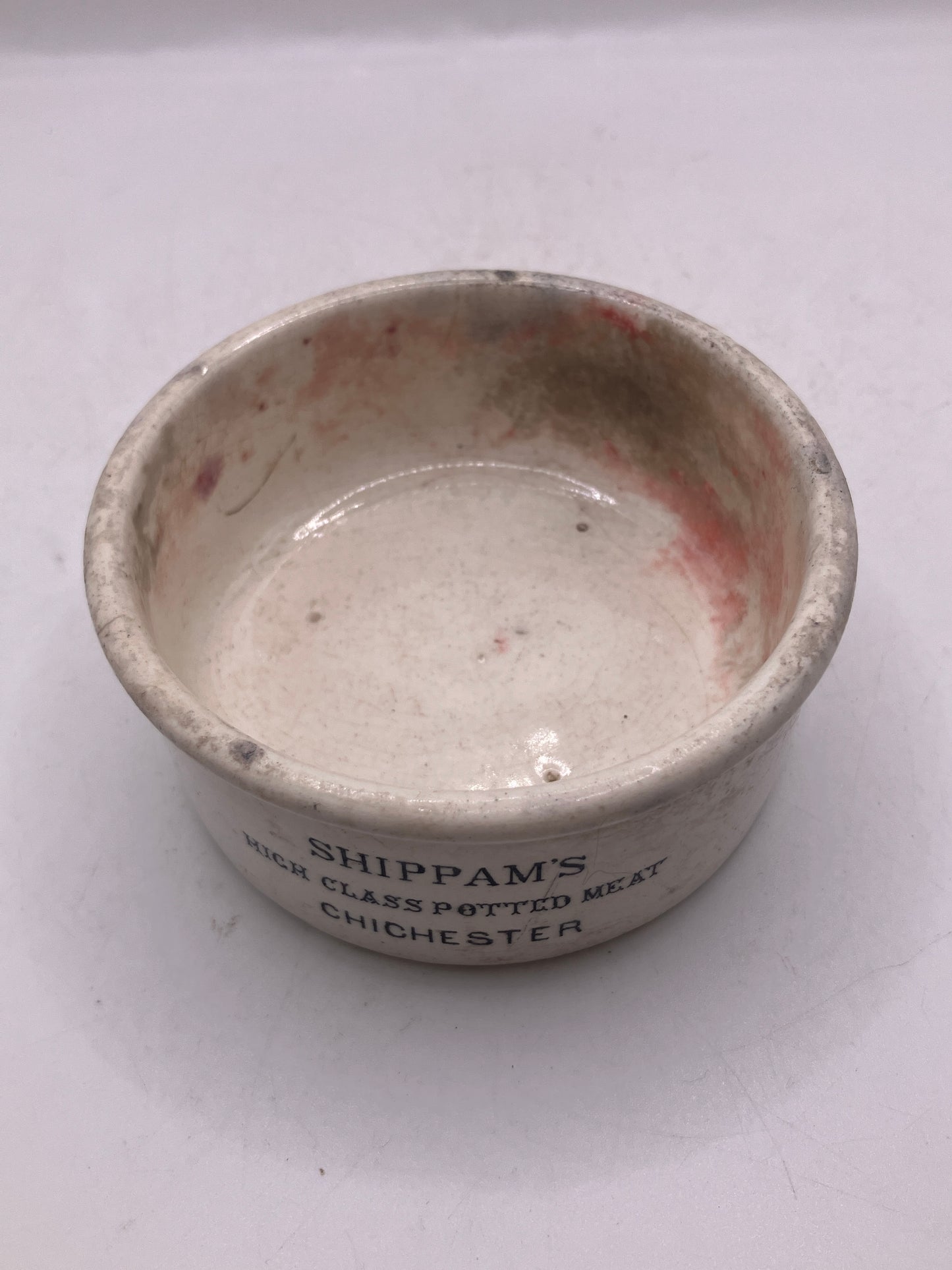 Shippams advertising meat paste pot