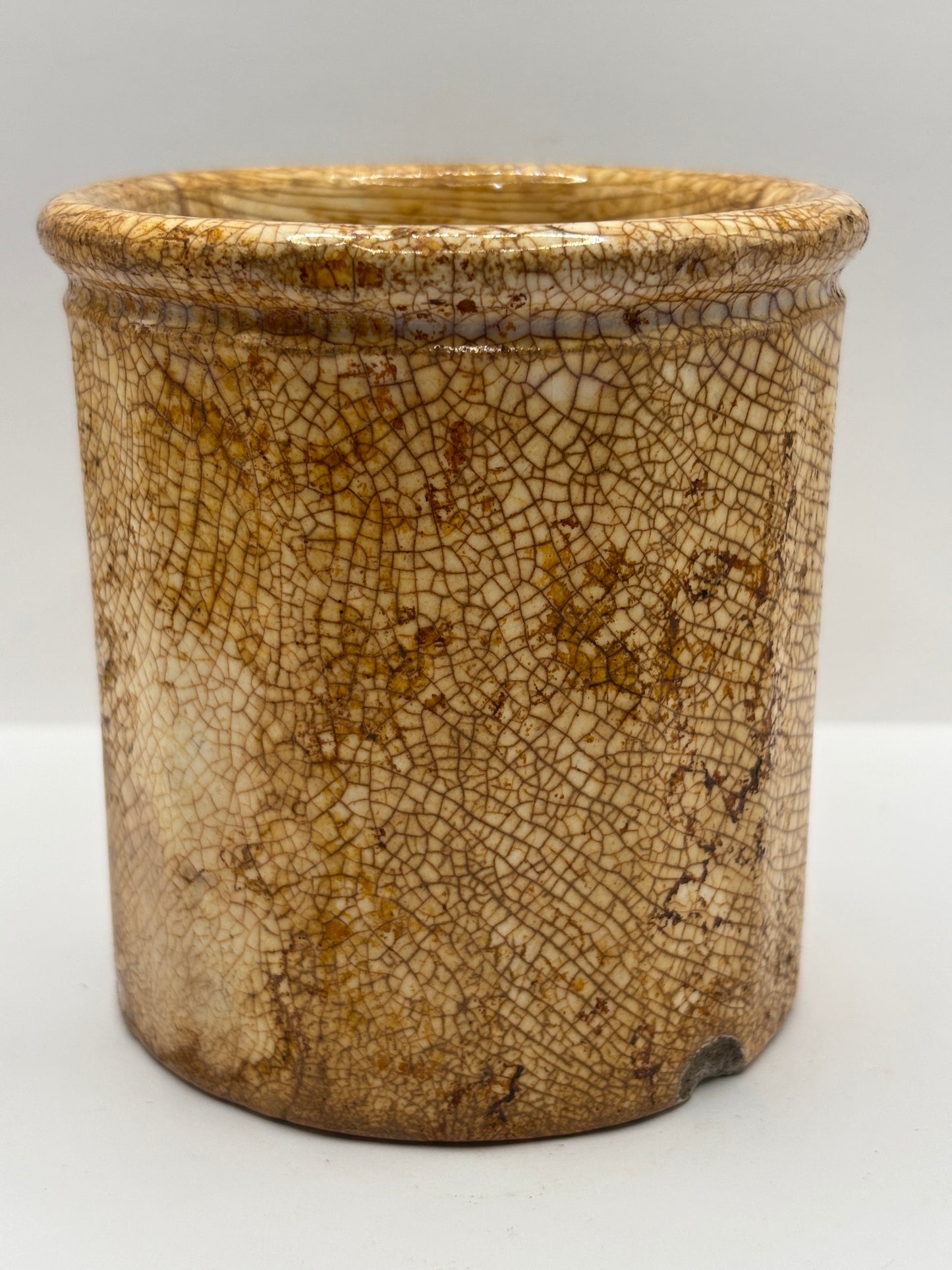 Old plain stoneware marmalade jar. Castell & Brown Mailing